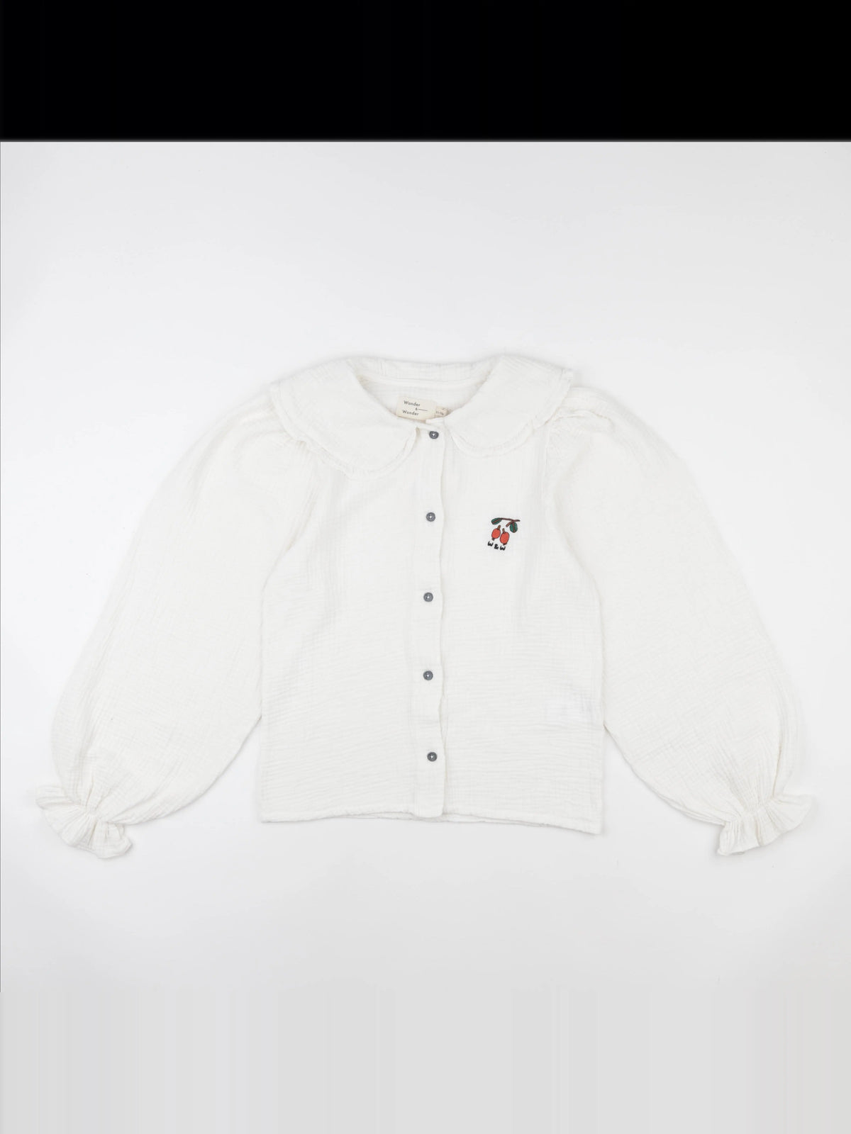 Blouse Peter Pan blanc