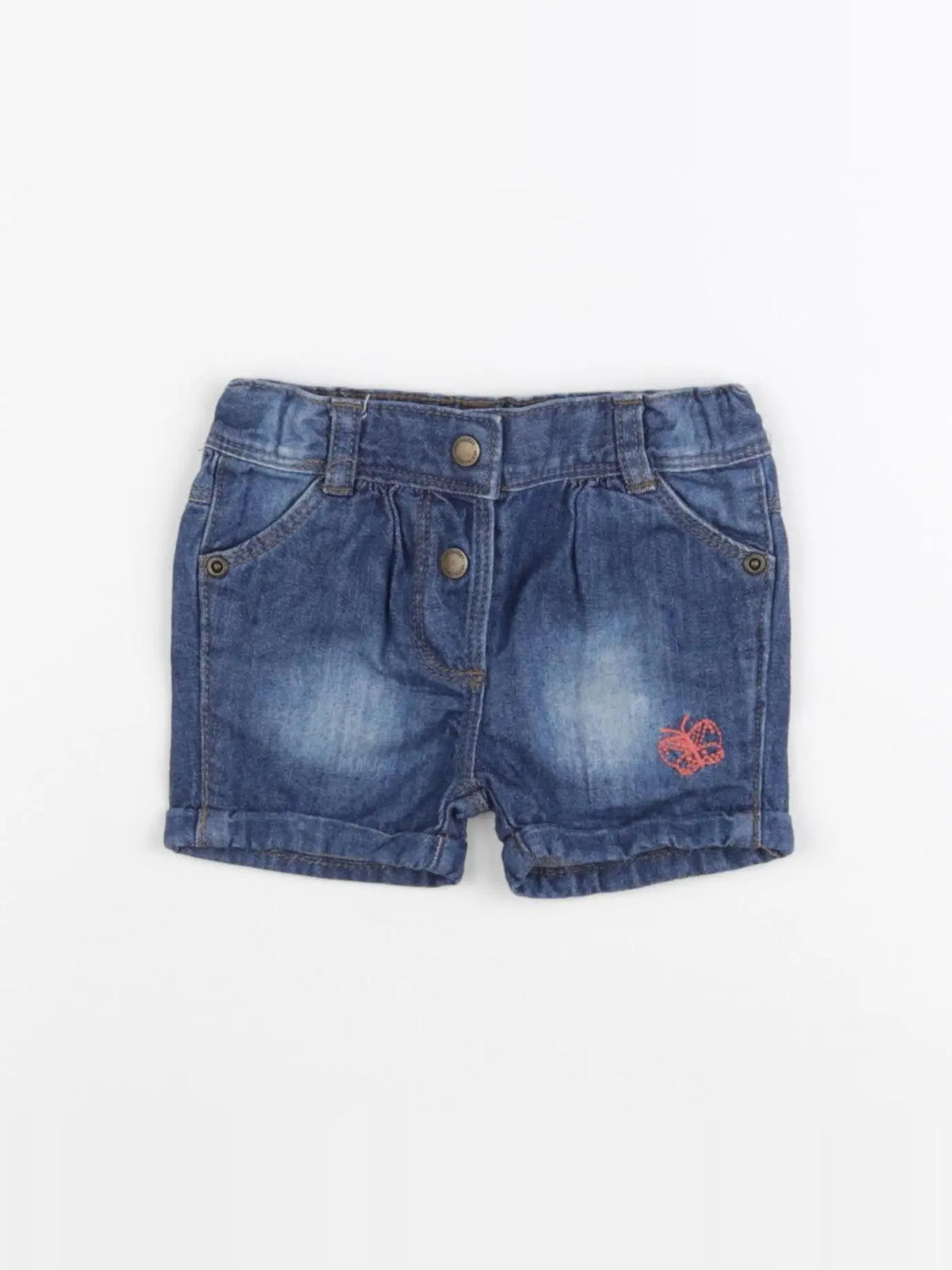 Vertbaudet - short bleu - 3 mois