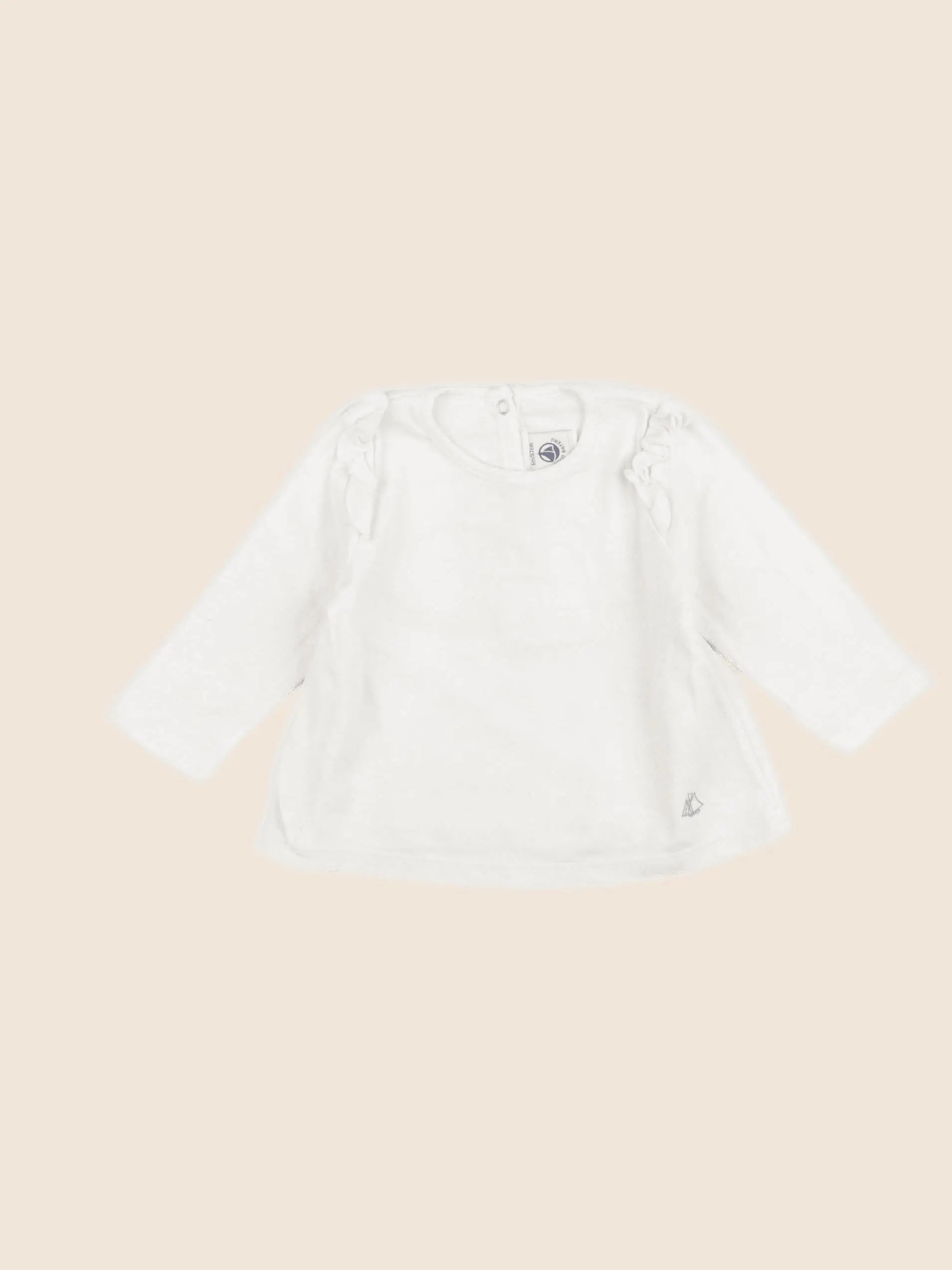 Petit Bateau - tee-shirt beige, or - 6 mois
