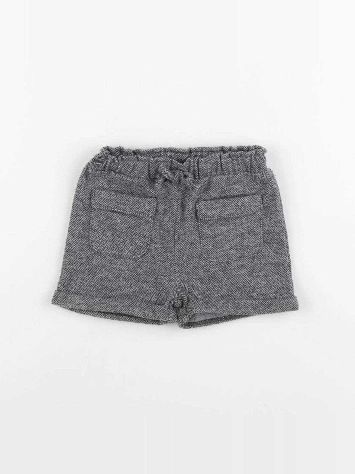 Vertbaudet - short gris - 9 mois