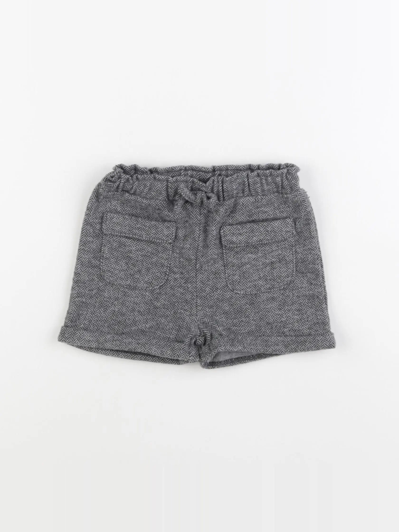 Vertbaudet - short gris - 9 mois