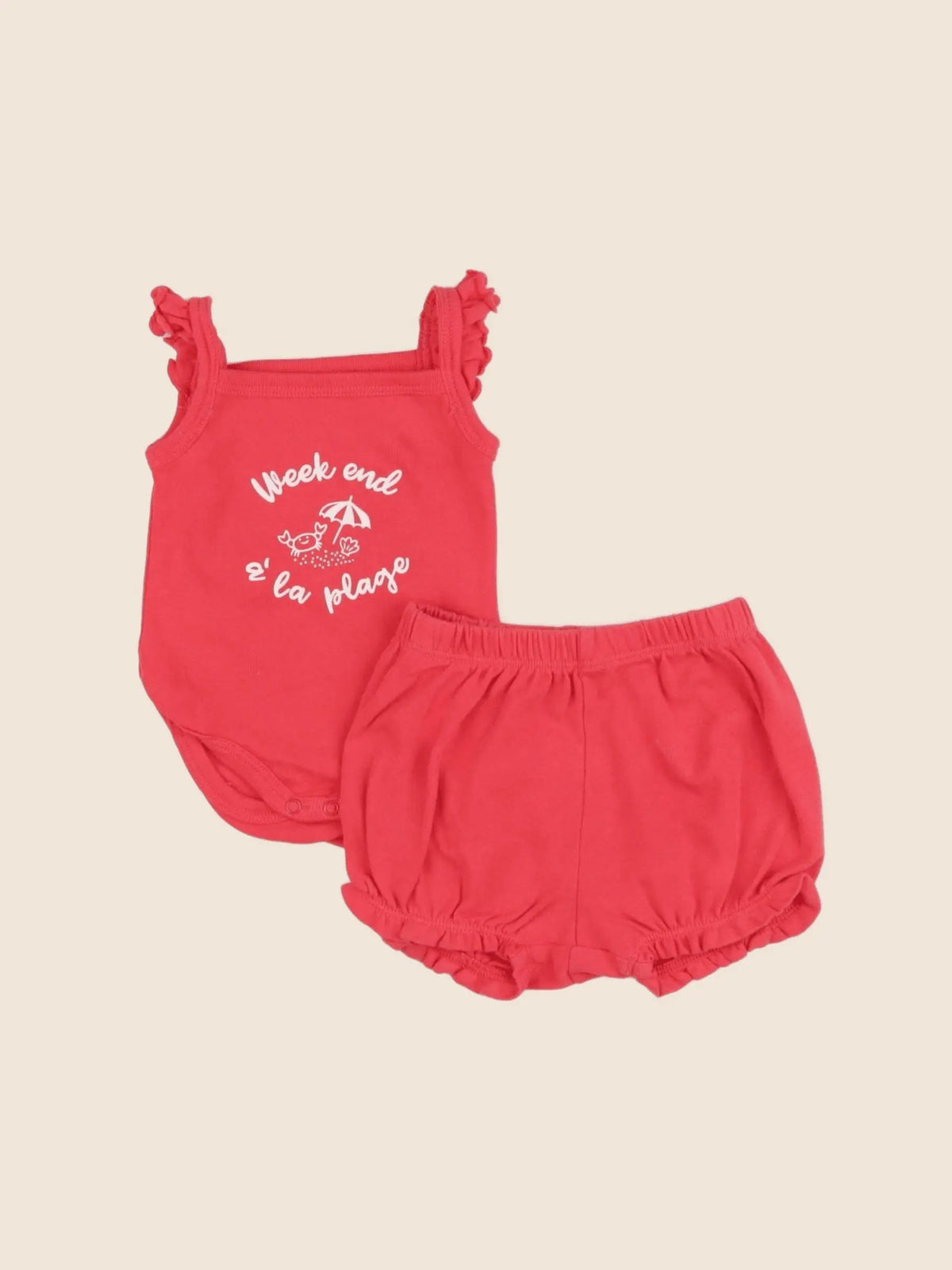 La Redoute - ensemble rose - 3 mois