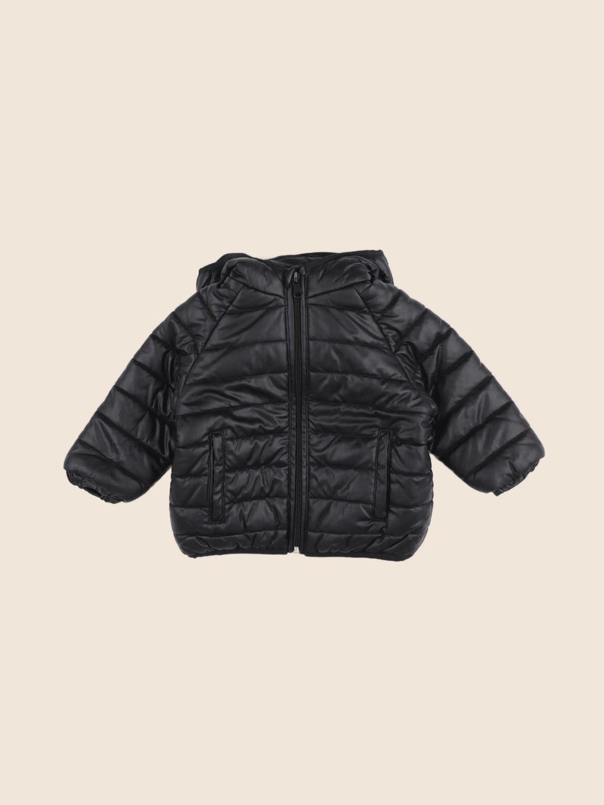 Zara - doudoune noir - 9/12 mois