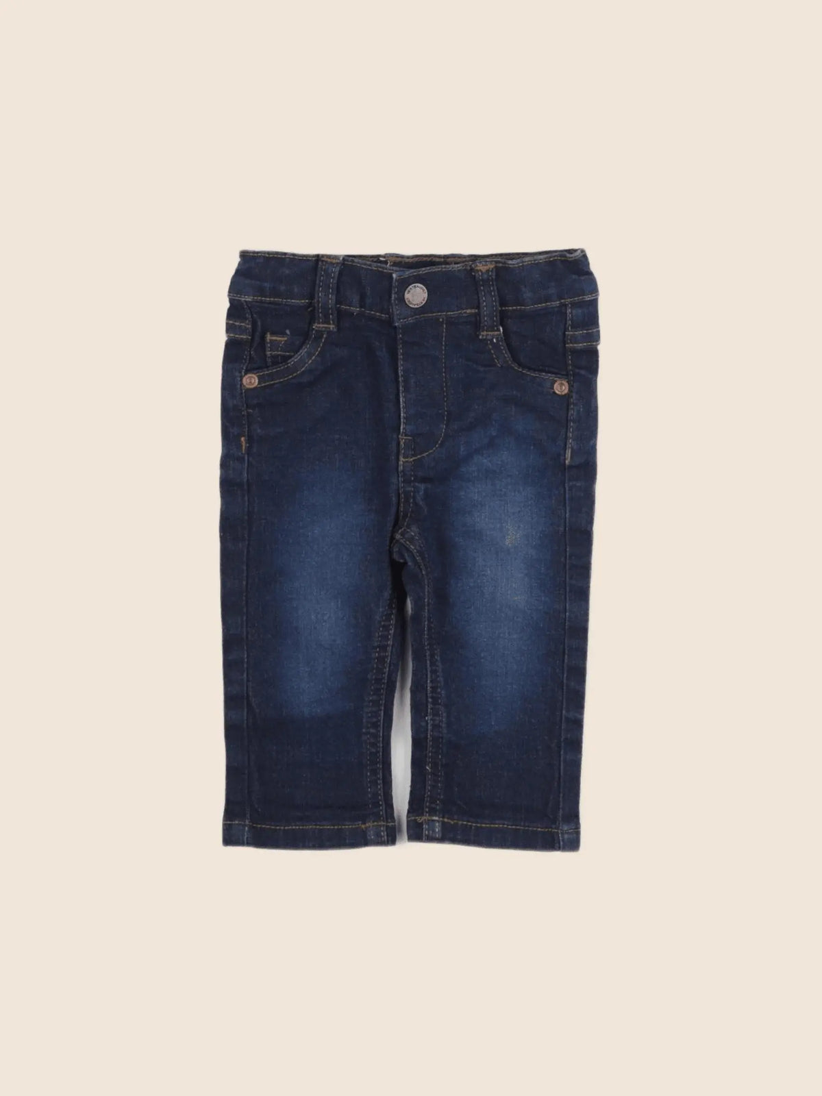 Vertbaudet - jean bleu - 3 mois