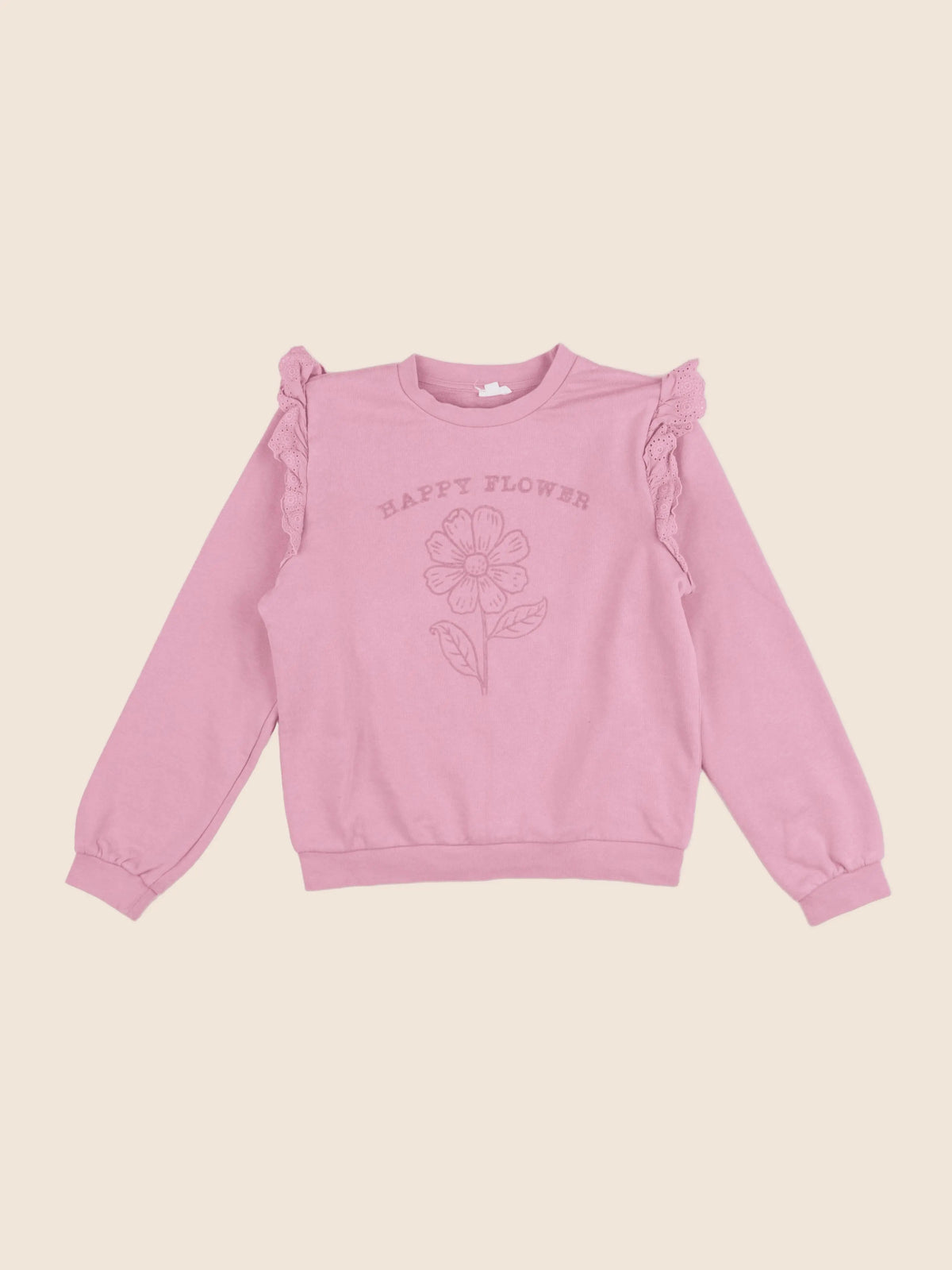 Vertbaudet - sweat rose - 10 ans