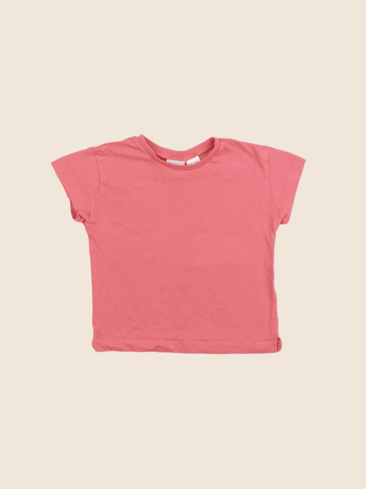 Zara - tee-shirt rose - 12/18 mois