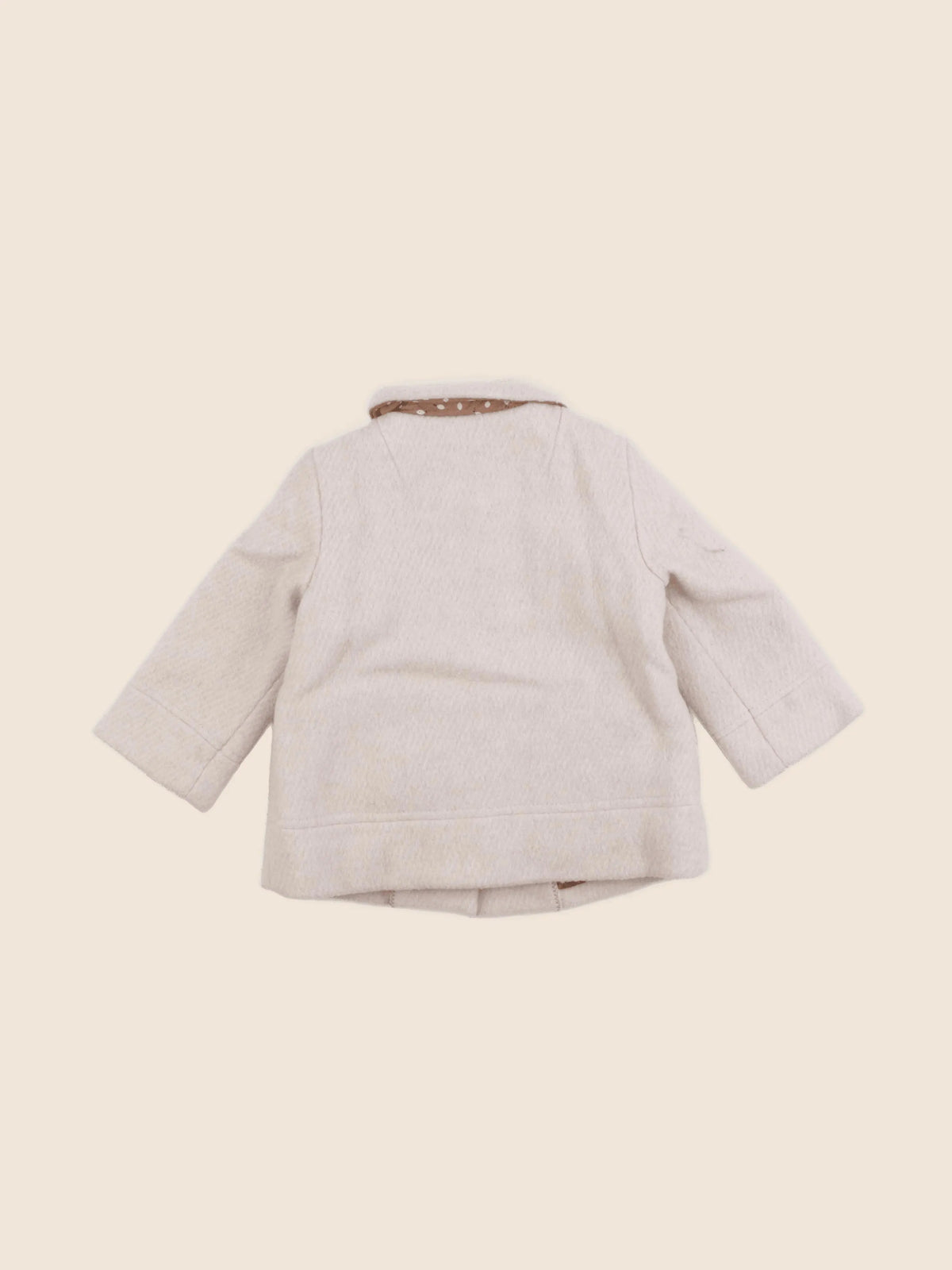 Zara - manteau beige - 12/18 mois