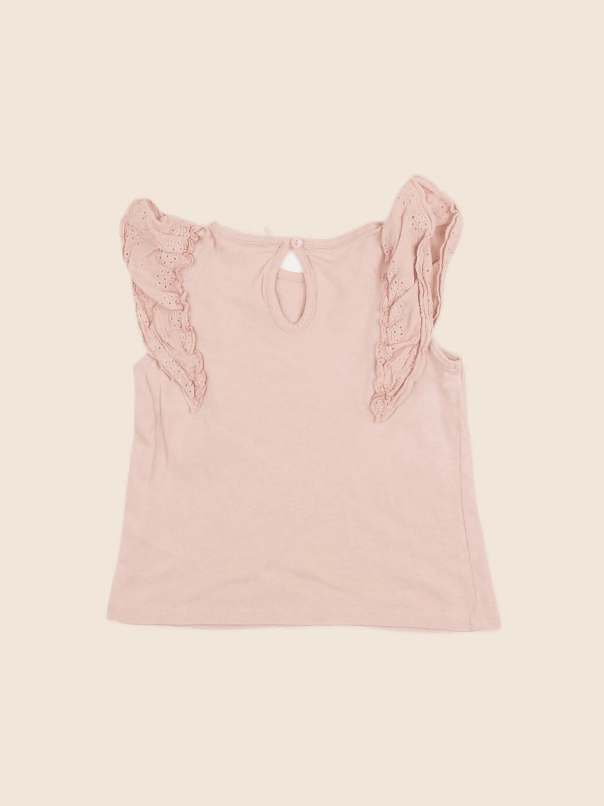 H&M - débardeur rose - 6/9 mois