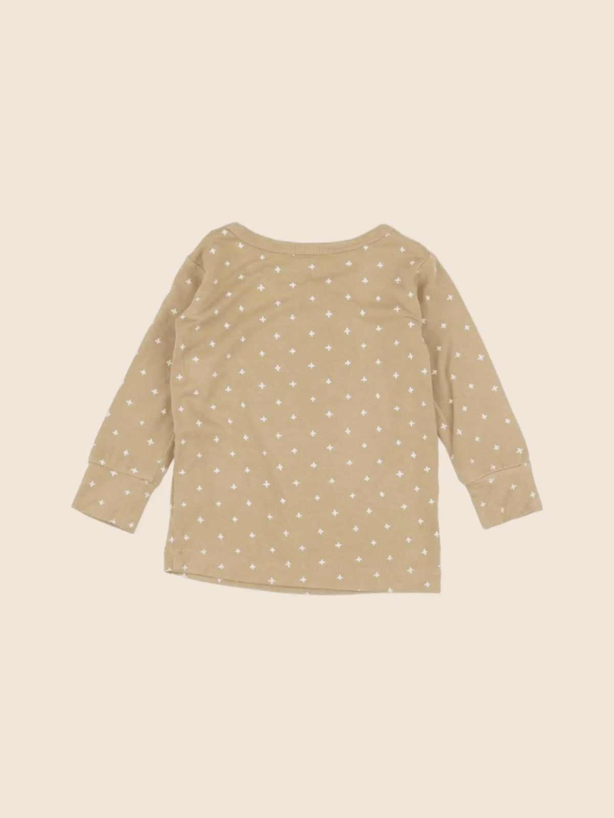 Quincy Mae - tee-shirt beige - 3/6 mois