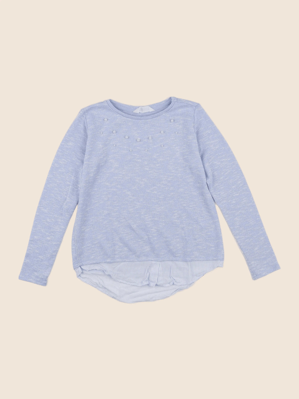 H&M - pull bleu - 10/12 ans