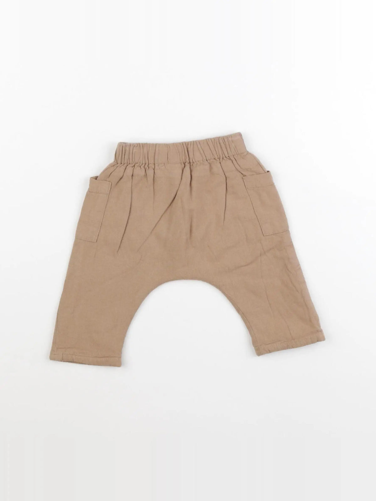Vertbaudet - pantalon beige - 3 mois