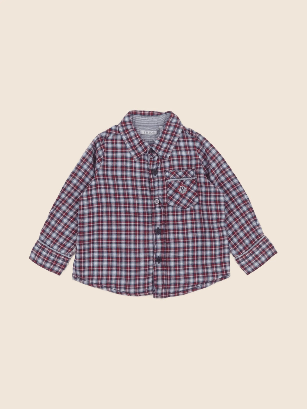 IKKS - chemise rouge - 12 mois