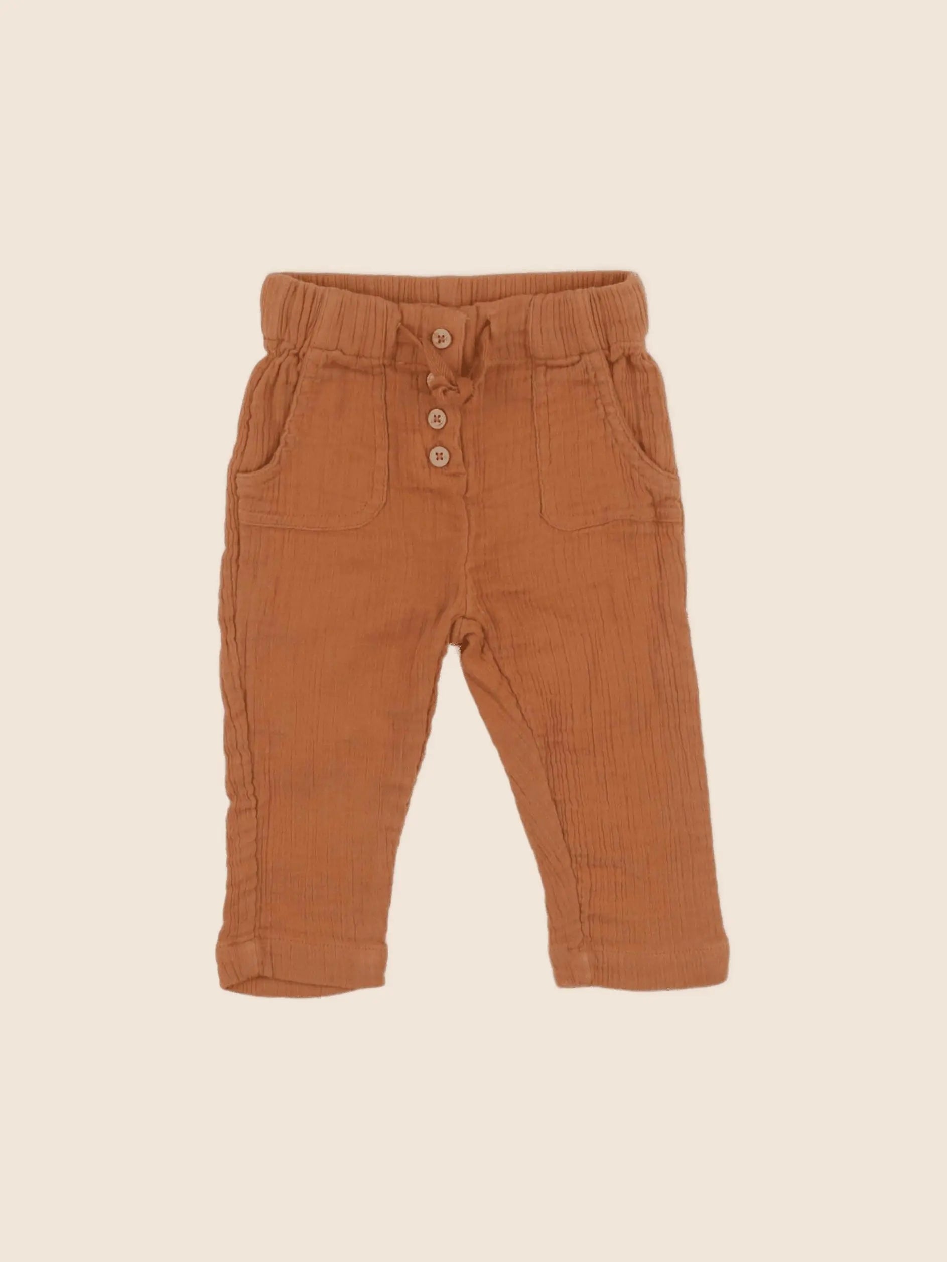 Boutchou - pantalon marron - 6 mois