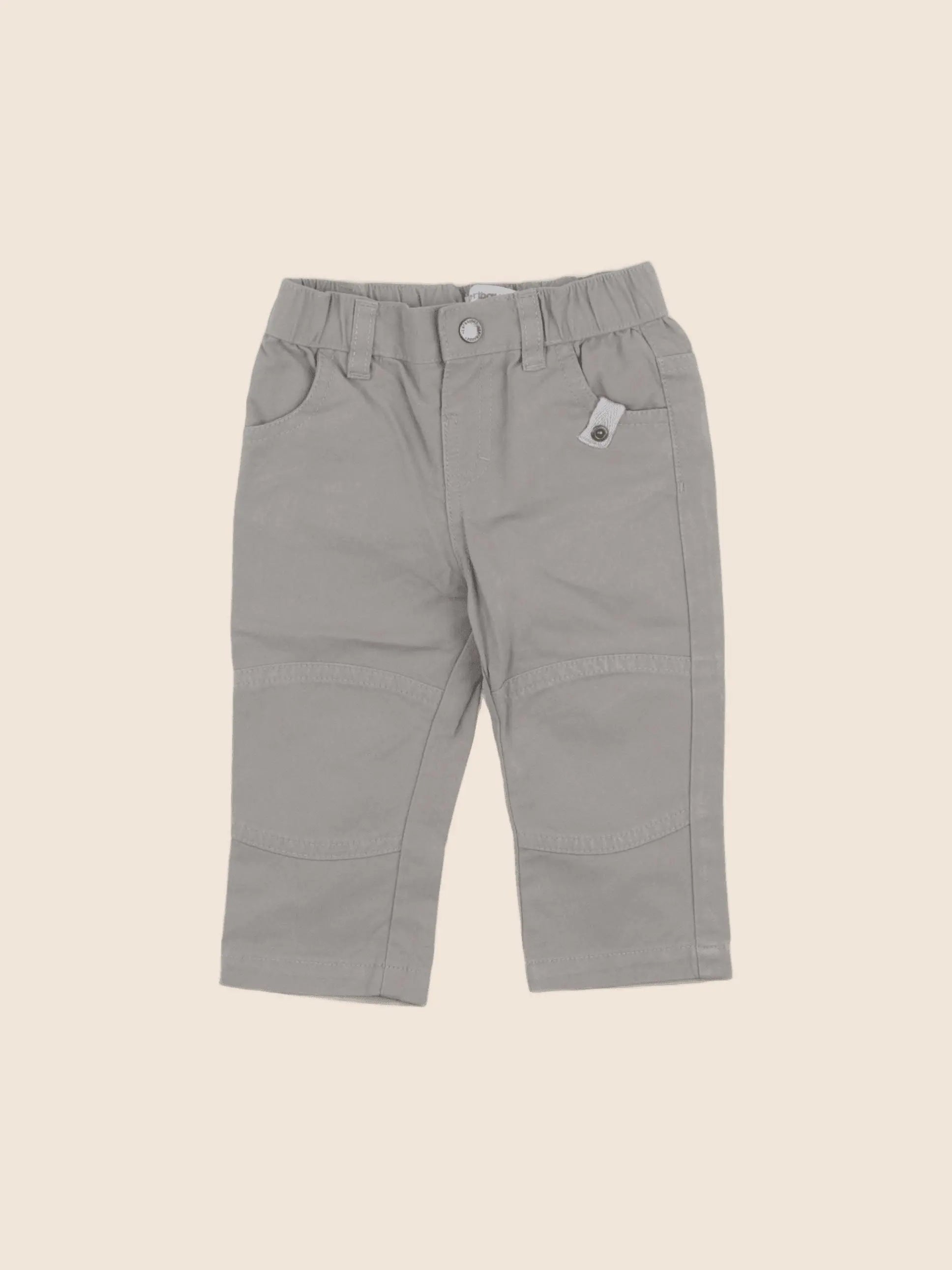 Vertbaudet - pantalon gris - 9 mois
