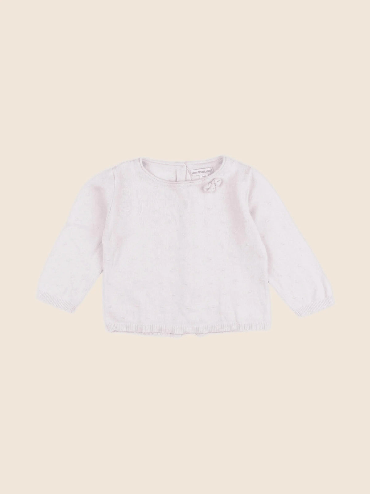 Vertbaudet - pull rose - 12 mois
