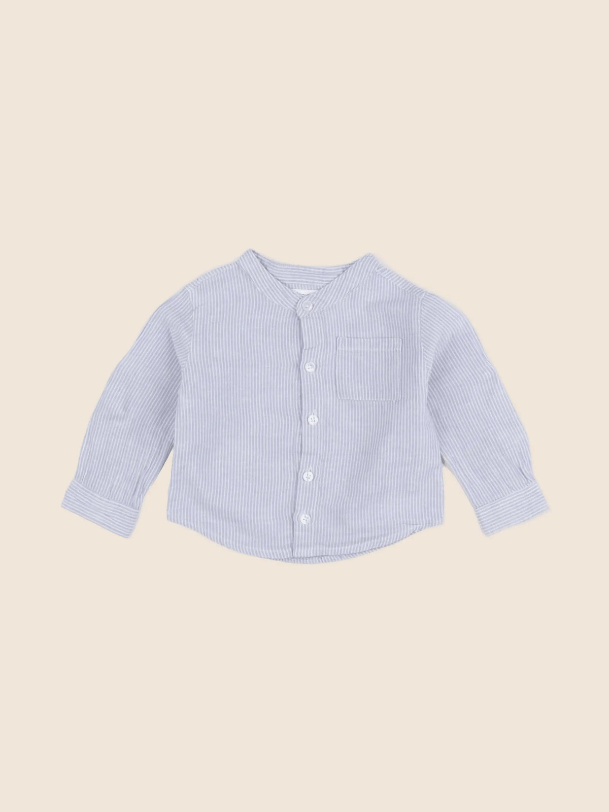 Eden & Victor - chemise bleu - 6 mois