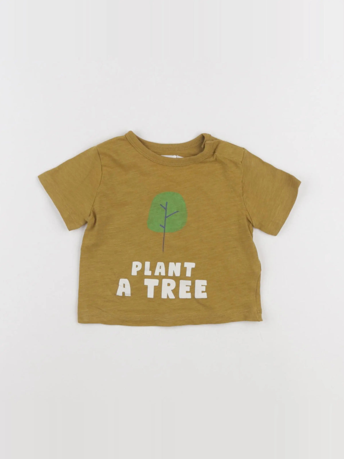 Boutchou - tee-shirt jaune, vert - 6 mois