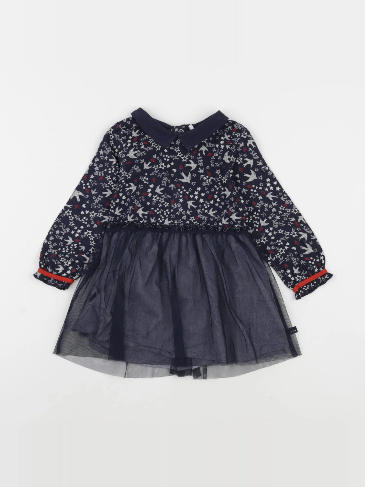 IKKS - robe bleu - 18 mois