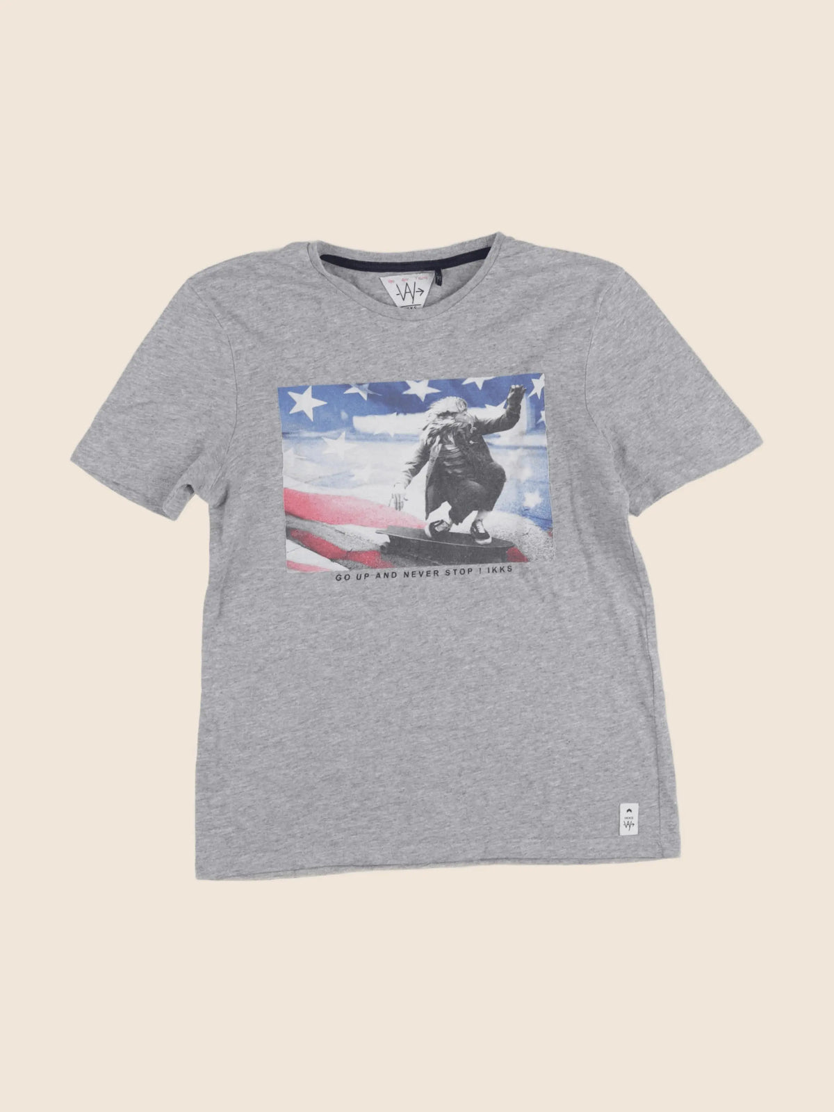 IKKS - tee-shirt gris - 12 ans