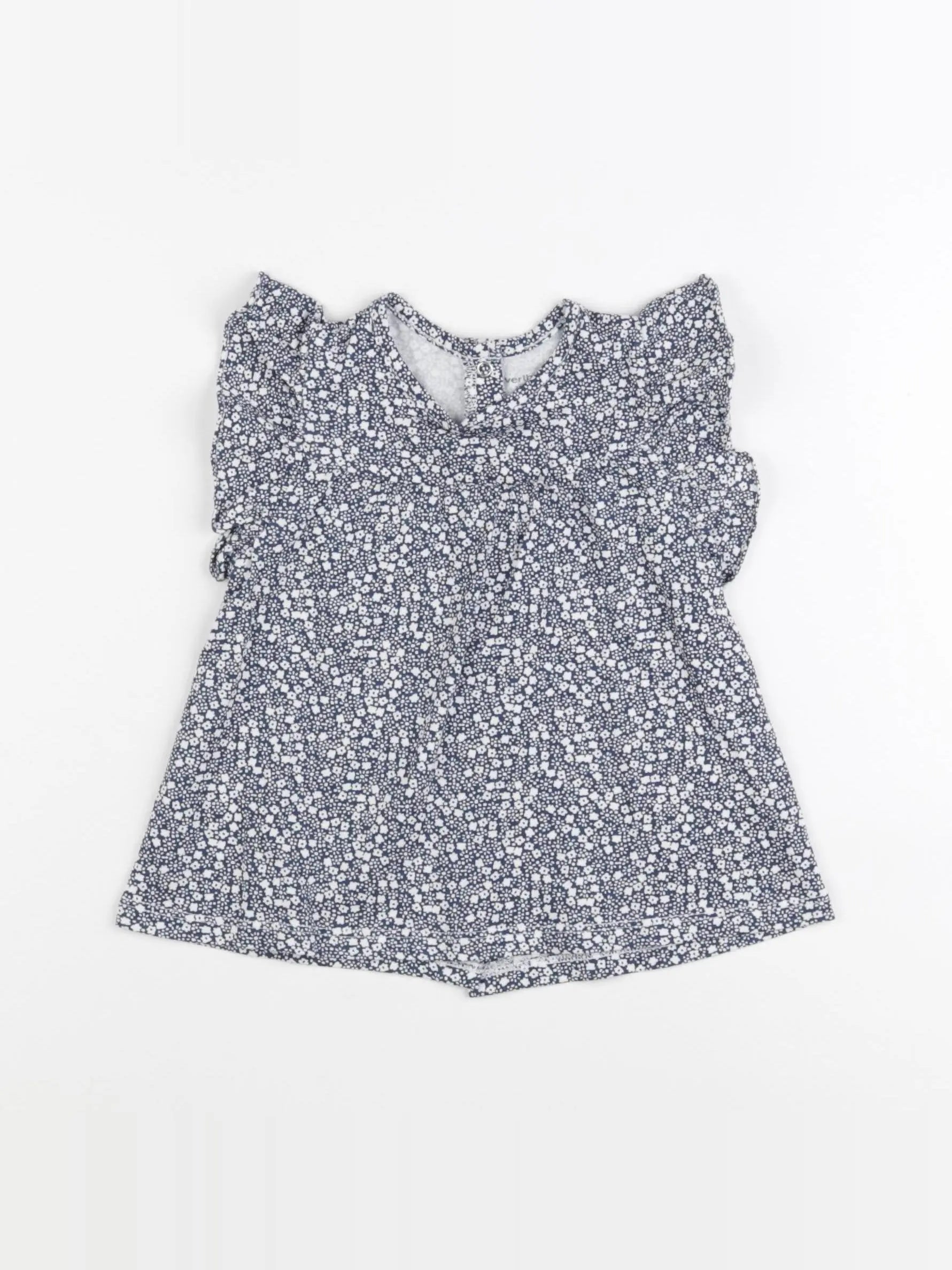 Vertbaudet - blouse bleu - 24 mois