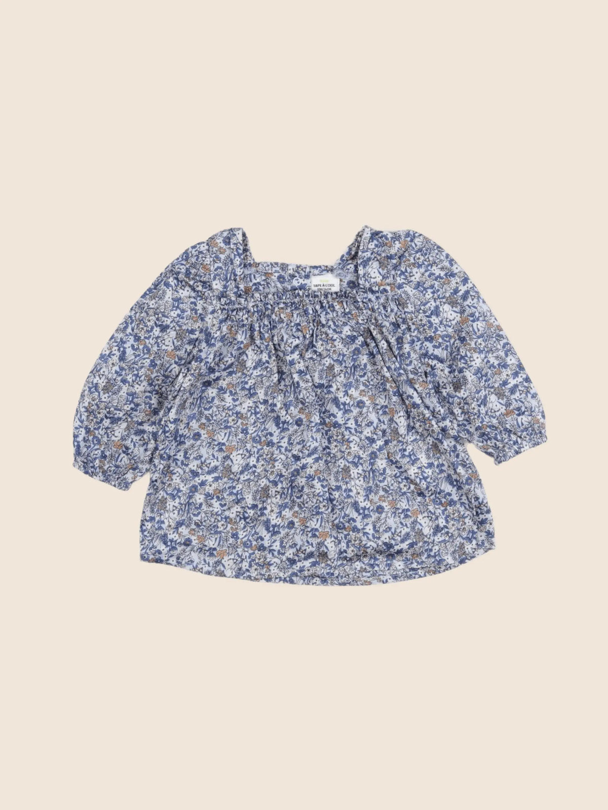 Tape à l'oeil - blouse bleu - 12 mois