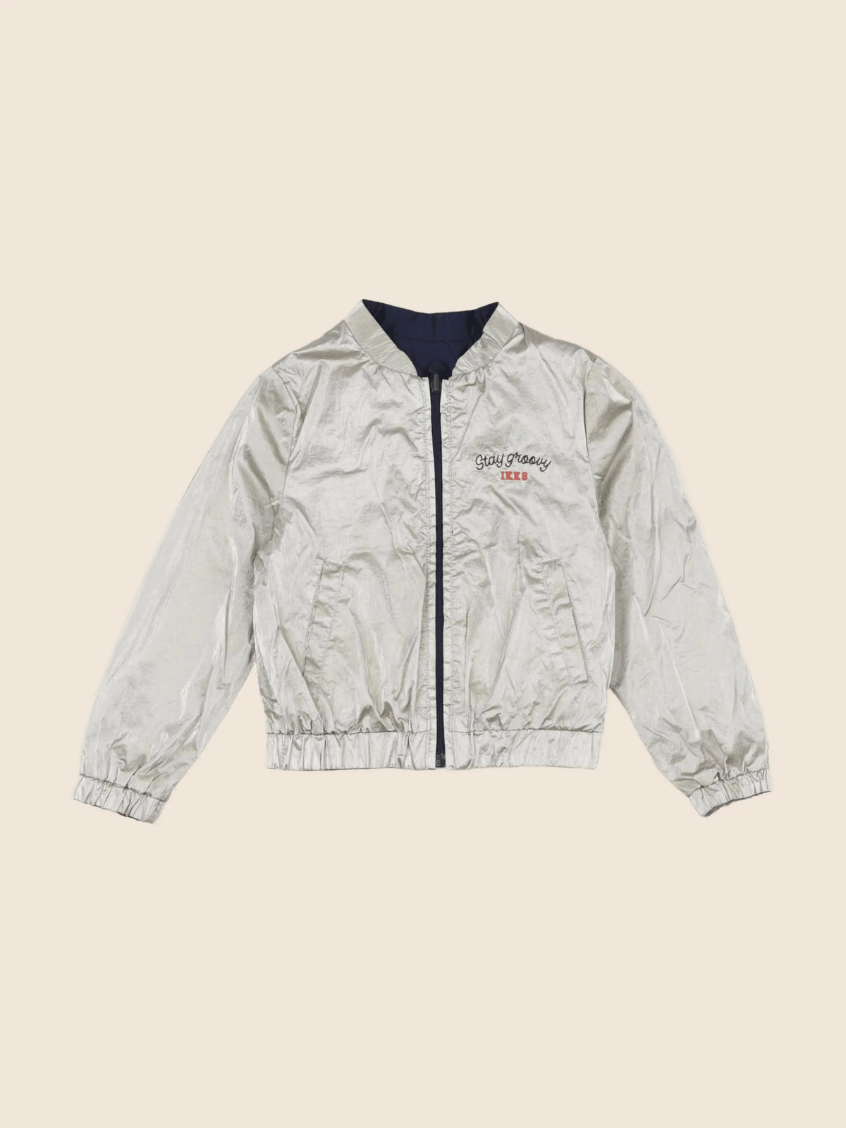 IKKS - imperméable réversible bleu, or - 12 ans