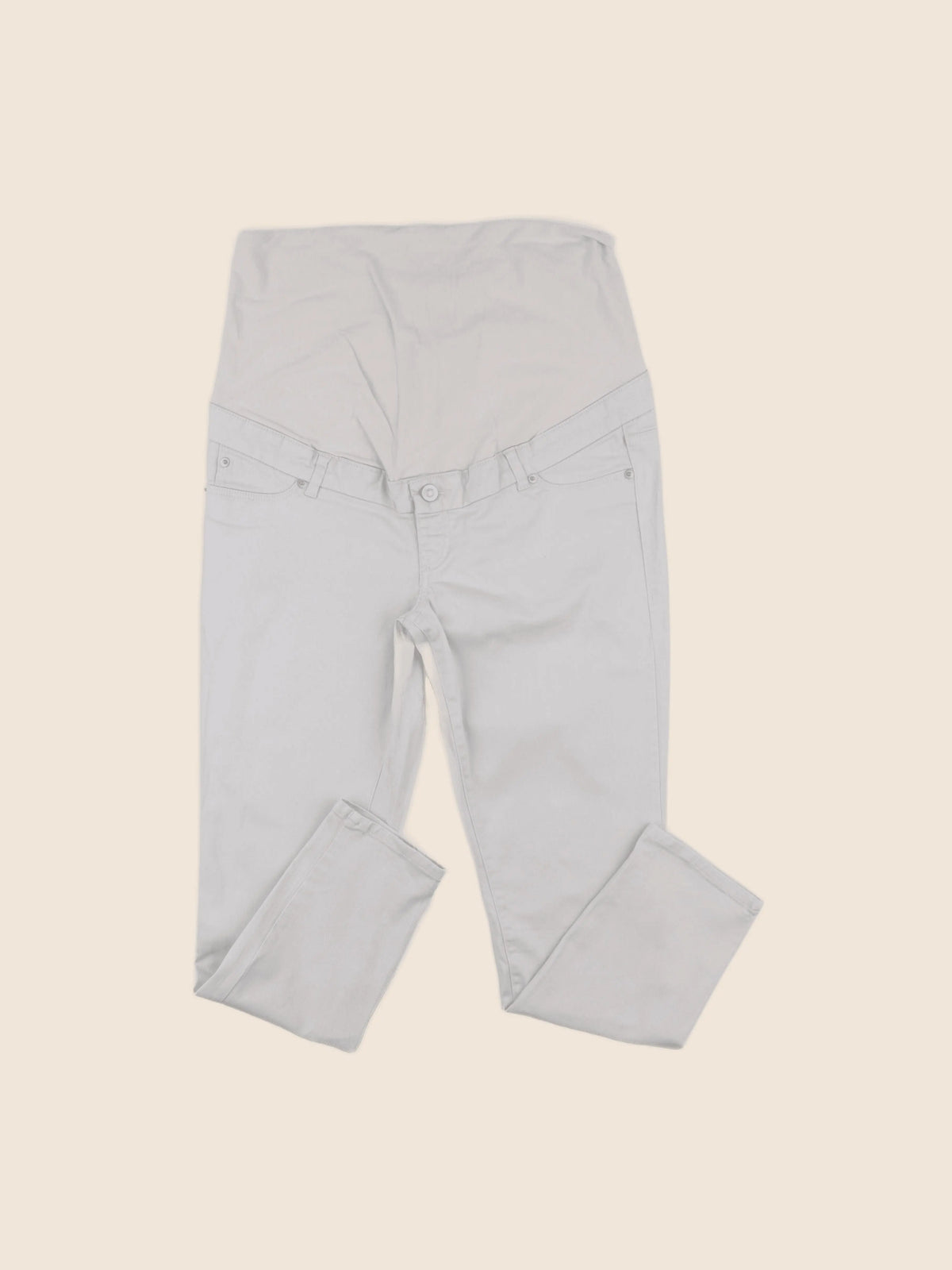 H&M - jean grossesse gris - 42