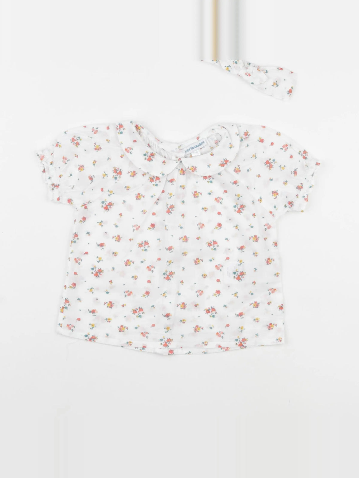 Vertbaudet - blouse blanc - 18 mois