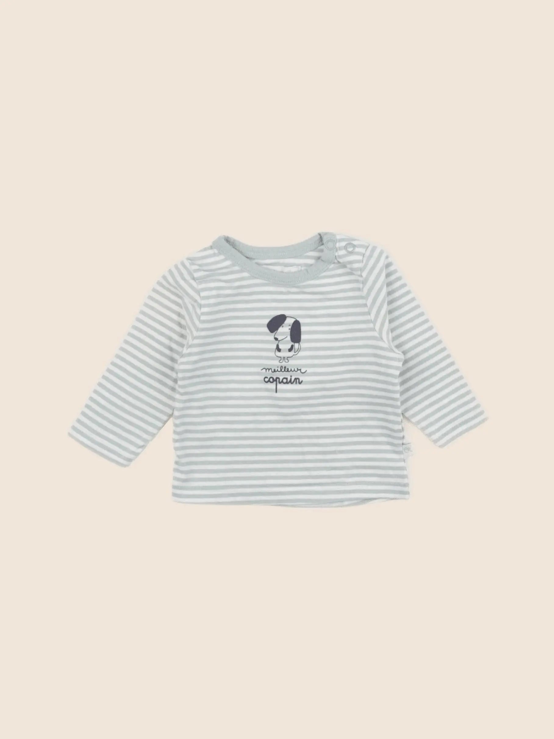 Cadet Rousselle - tee-shirt vert - 3/6 mois