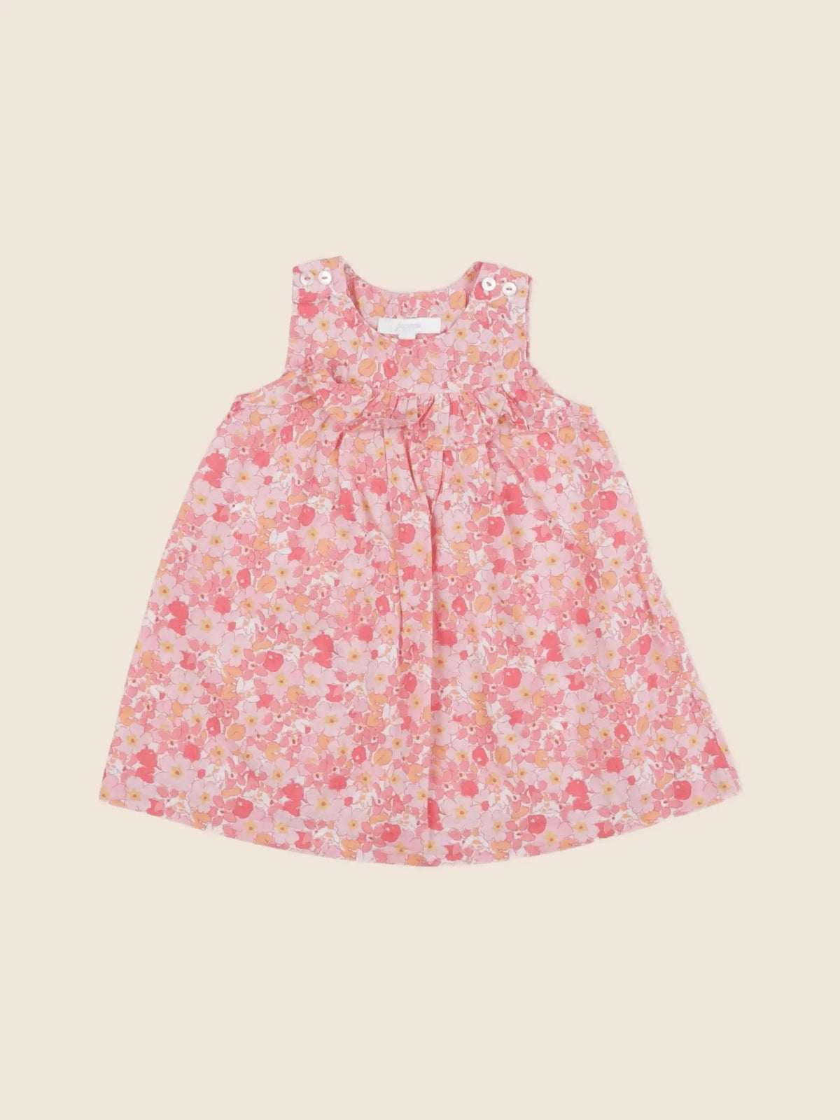 Jacadi - robe liberty rose - 6 mois