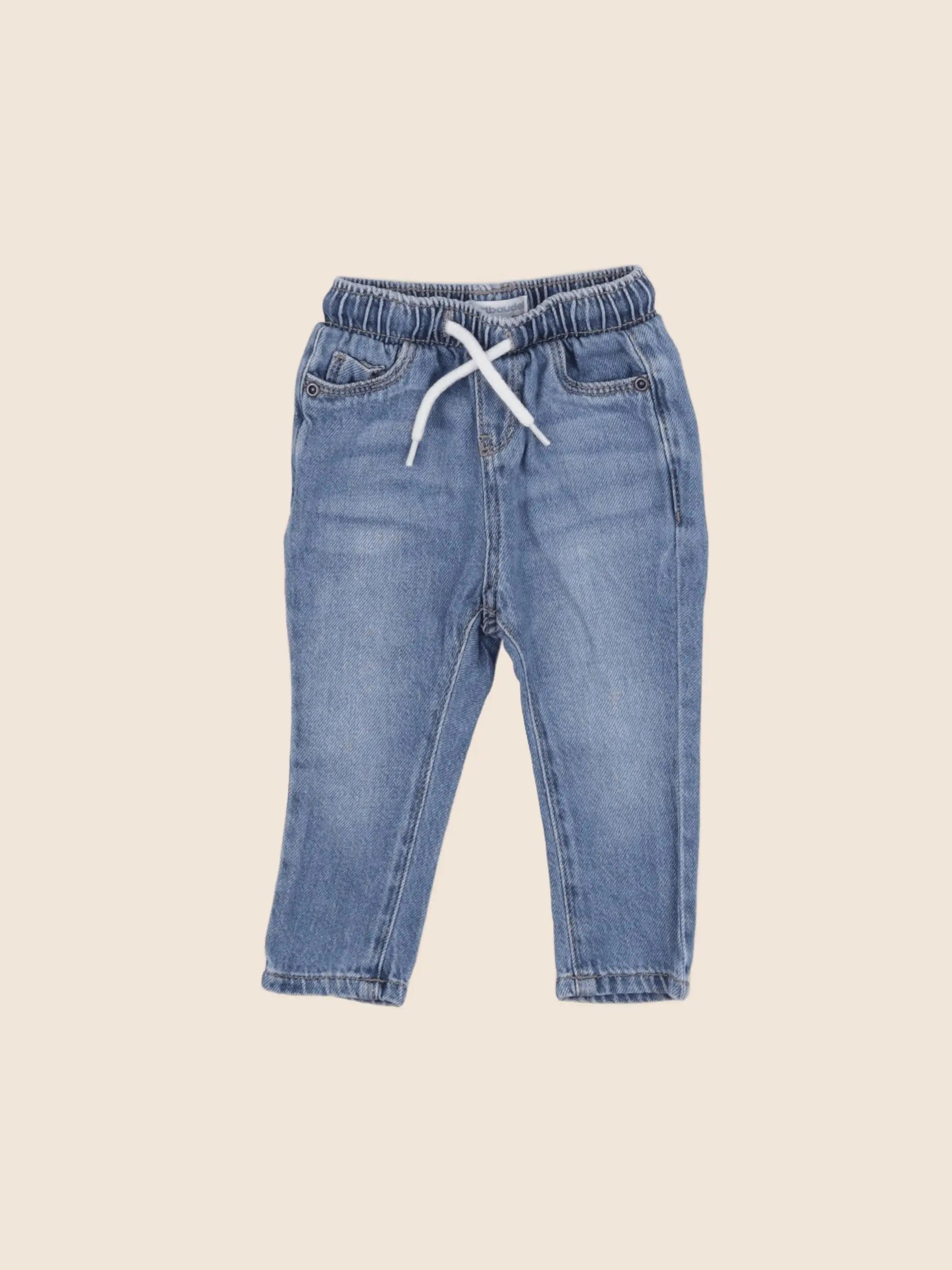 Vertbaudet - jean bleu - 6 mois