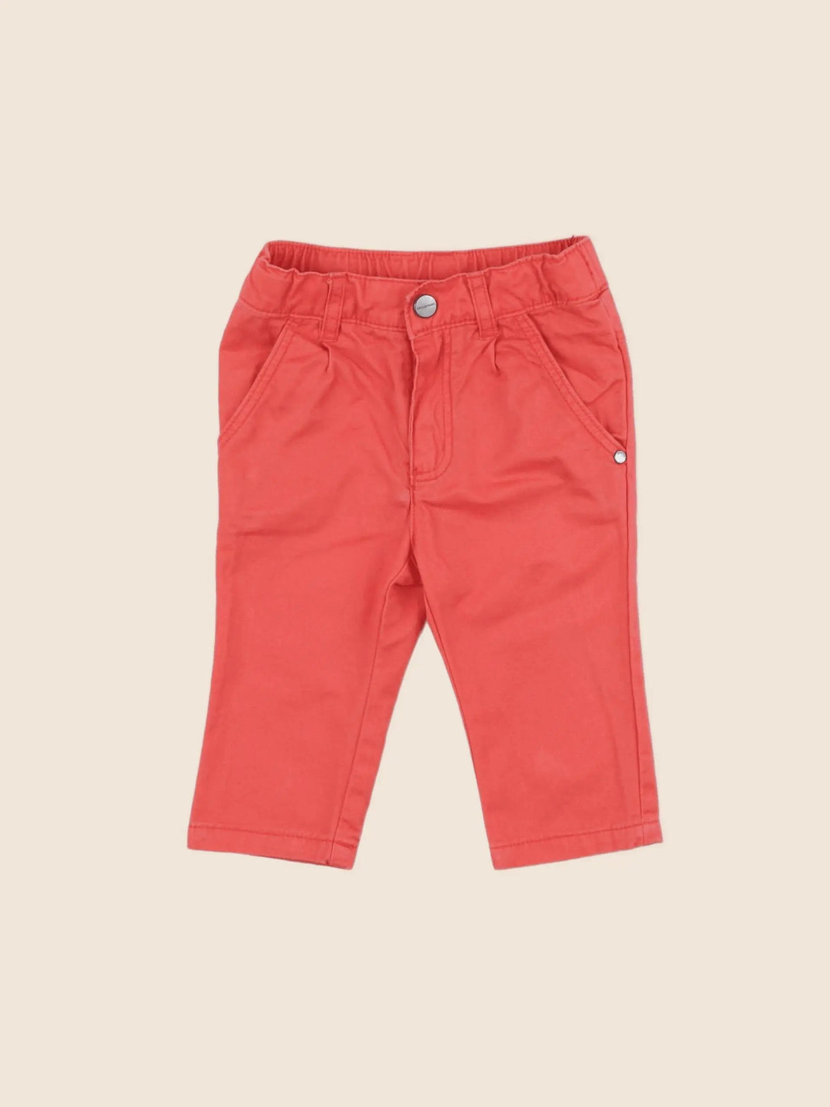 Jacadi - pantalon rouge - 12 mois