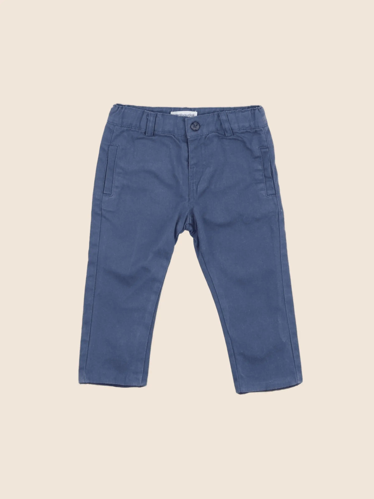 Vertbaudet - pantalon bleu - 9 mois