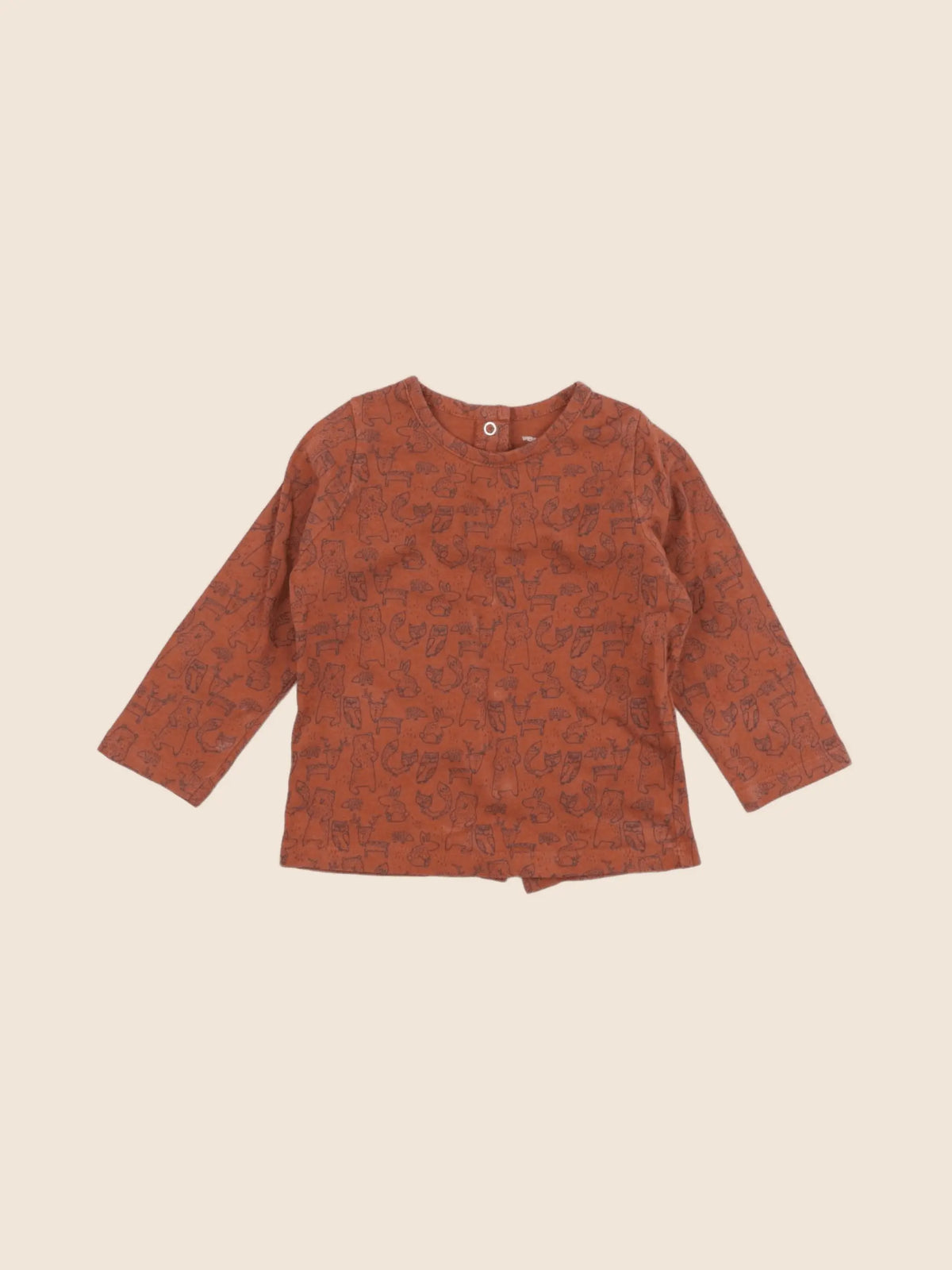 Vertbaudet - tee-shirt orange - 9 mois