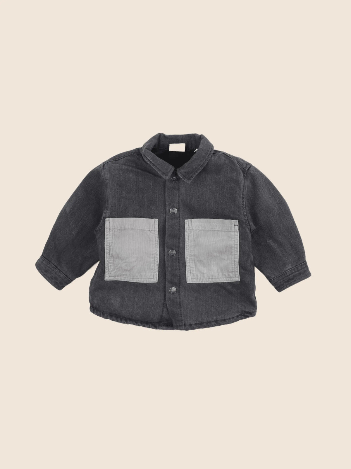 Zara - chemise gris - 9/12 mois