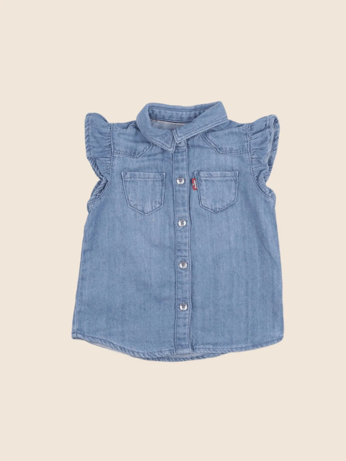 Levi's - chemise bleu - 12 mois