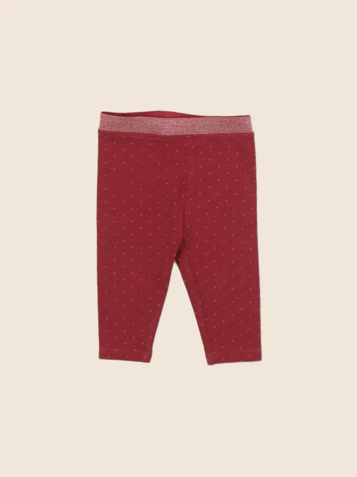 Vertbaudet - legging rouge - 3 mois