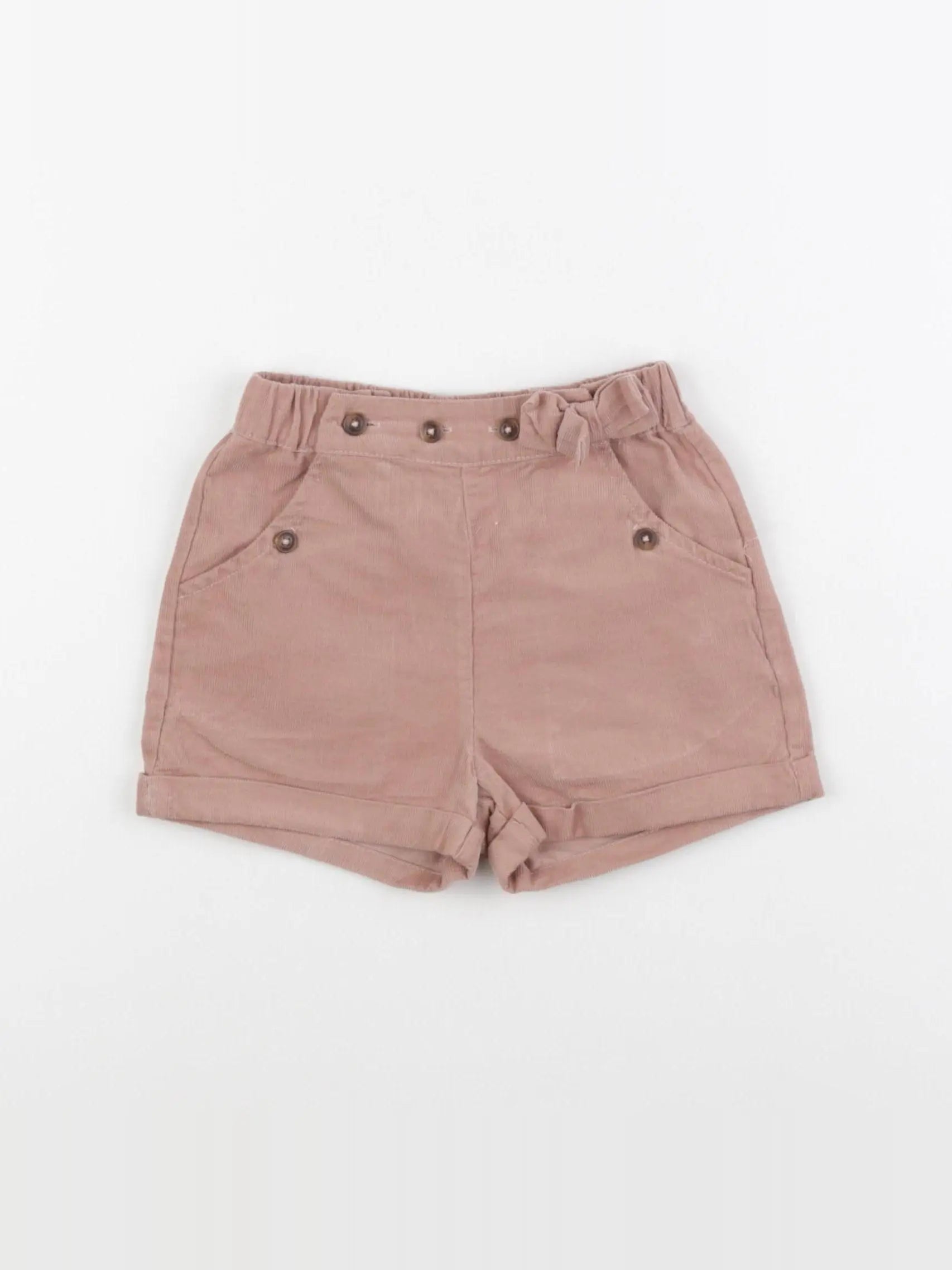 Vertbaudet - short beige - 18 mois