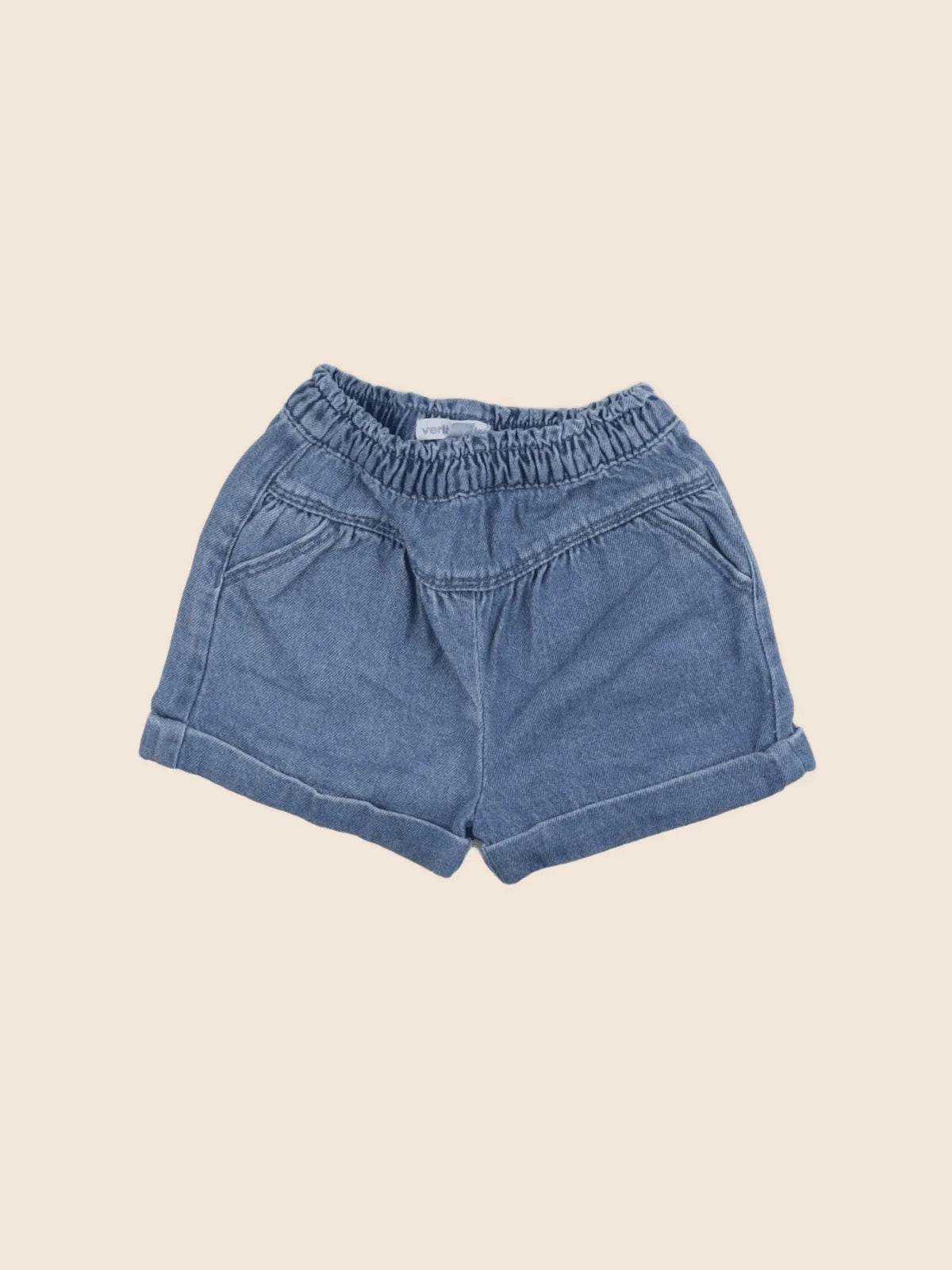 Vertbaudet - short bleu - 9 mois