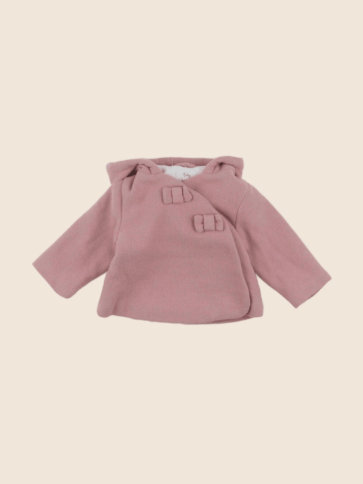 Vertbaudet - manteau rose - 9 mois