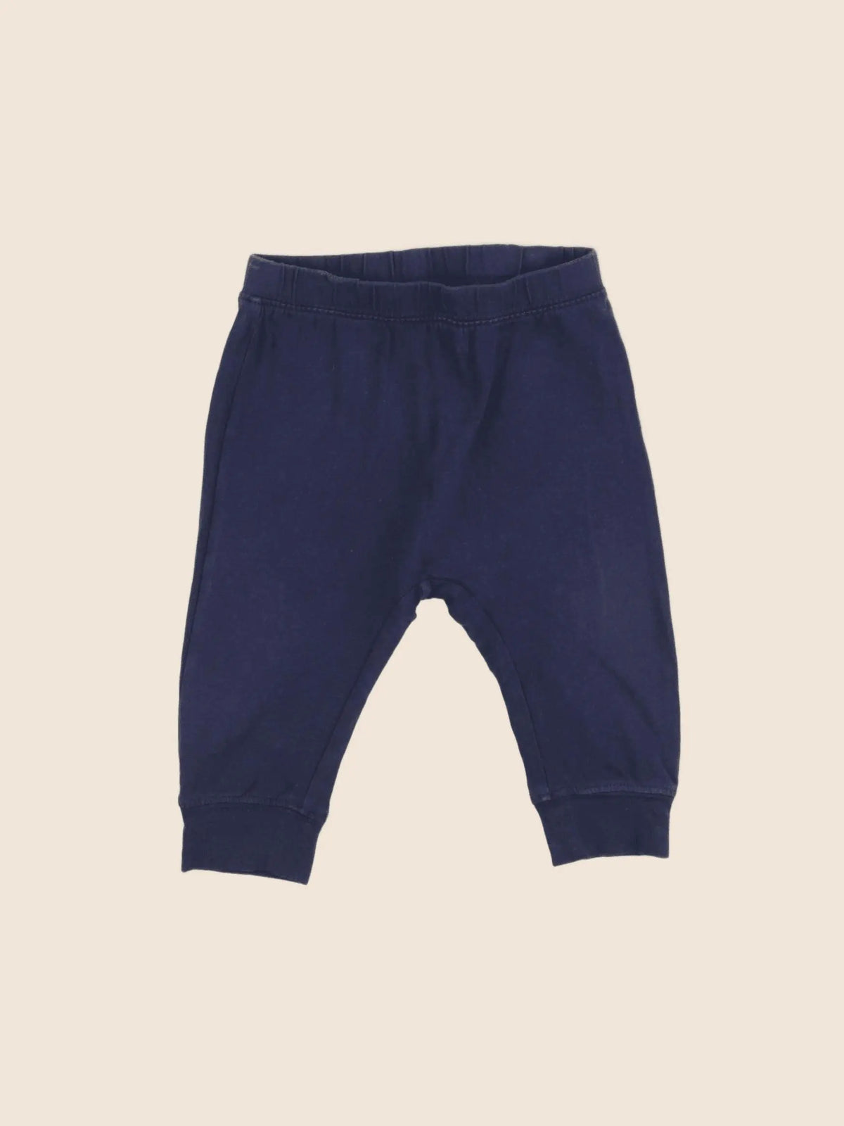 H&M - pantalon bleu - 6 mois