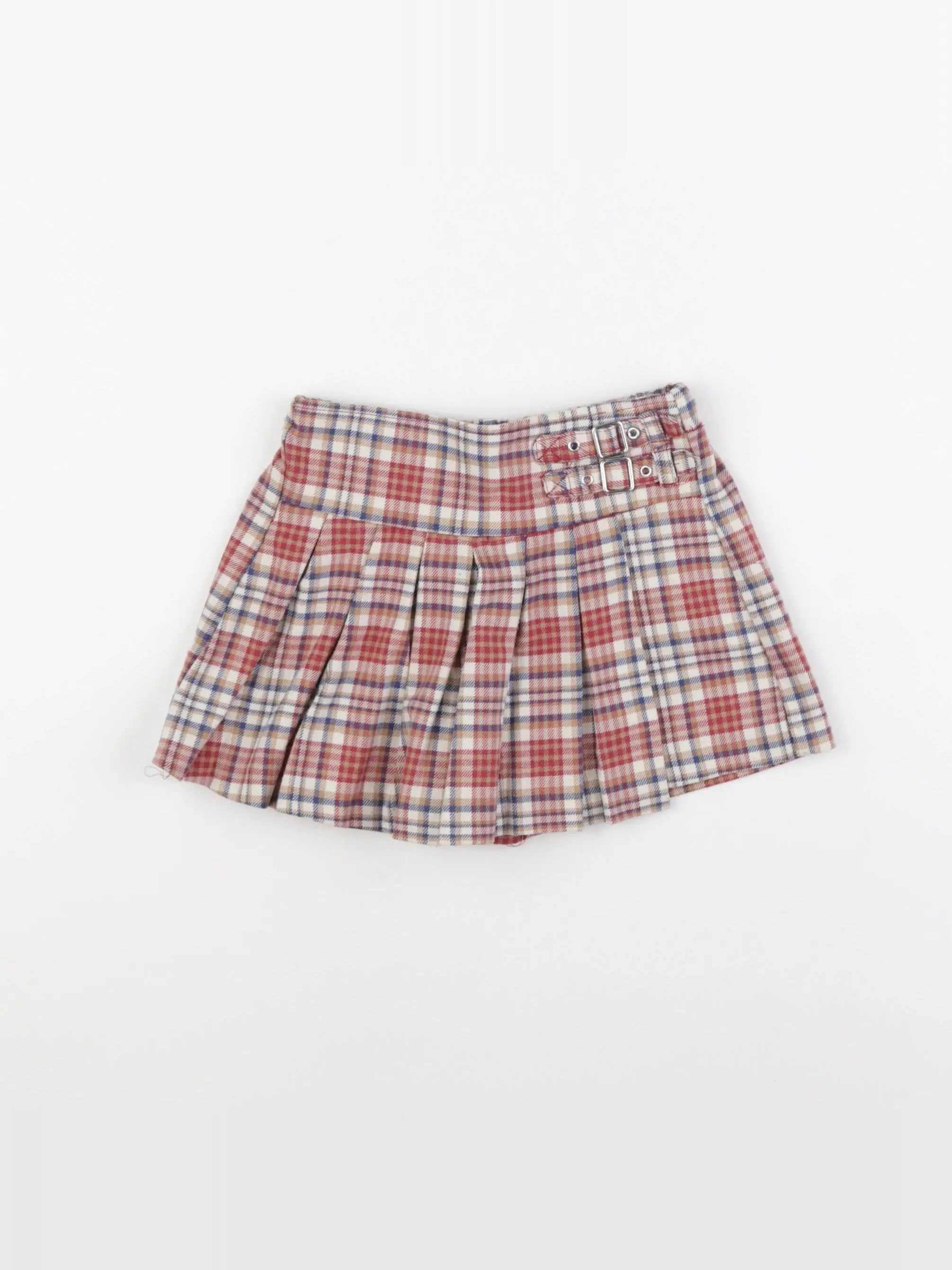 Zara - jupe short rouge, beige - 18/24 mois