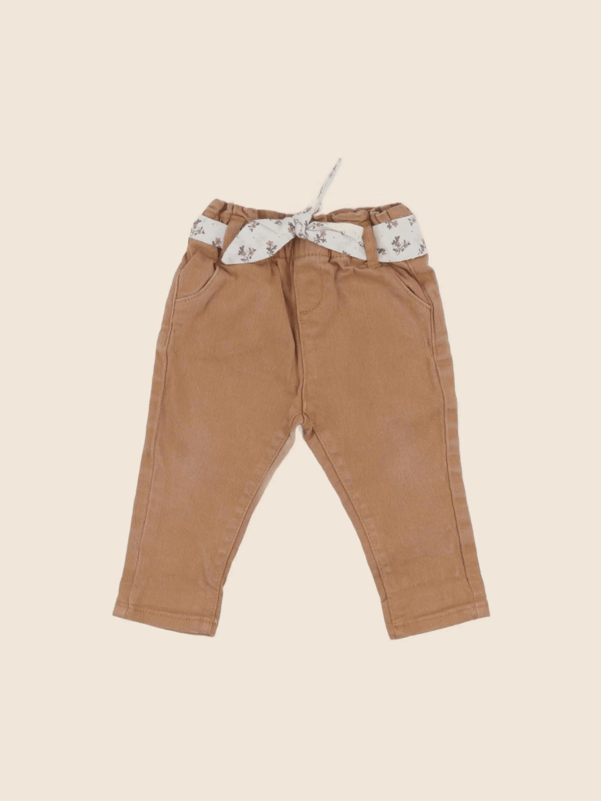 Vertbaudet - jean marron - 9 mois