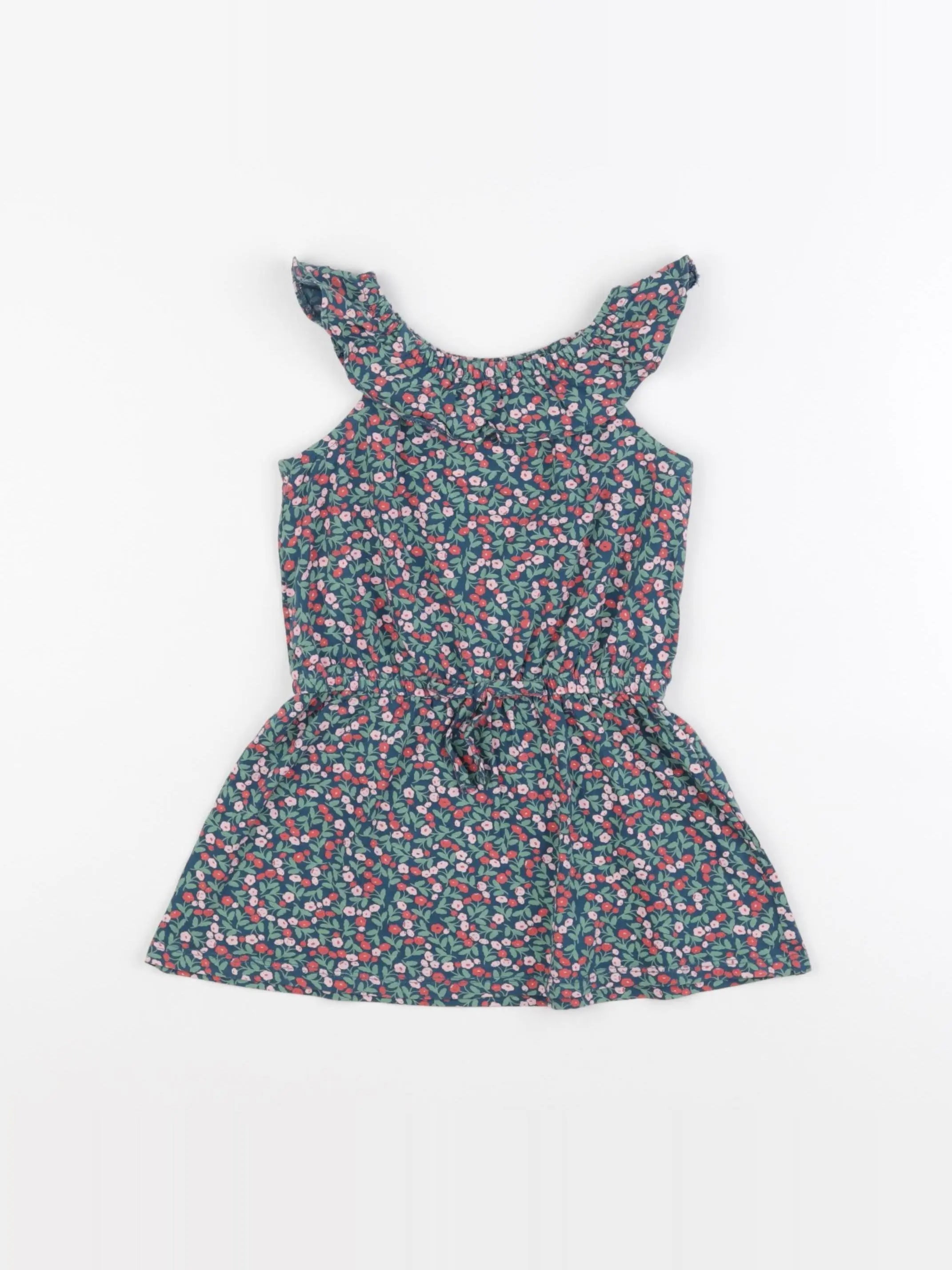 Vertbaudet - robe vert - 2 ans