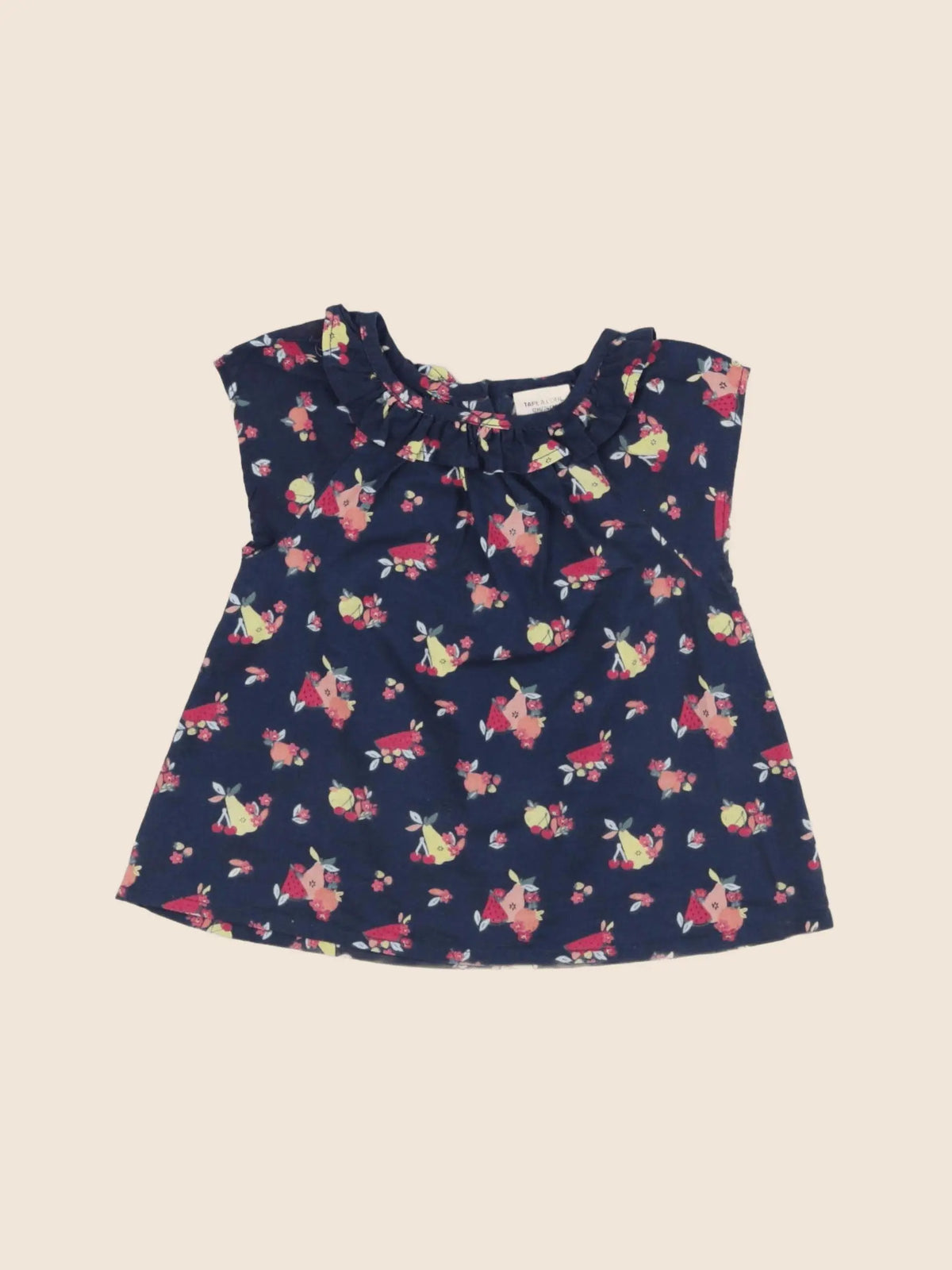 Tape à l'oeil - blouse bleu - 12 mois