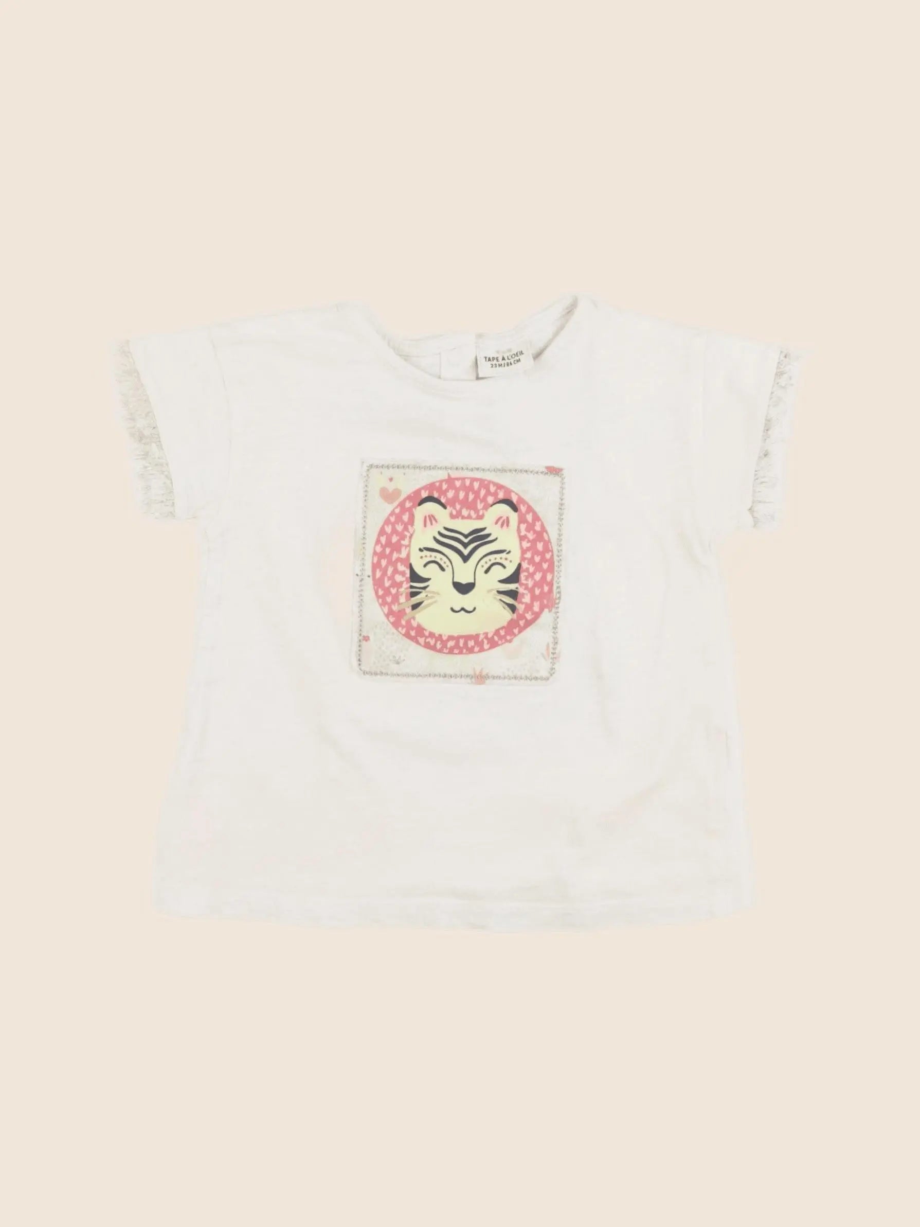Tape à l'oeil - tee-shirt beige - 24 mois