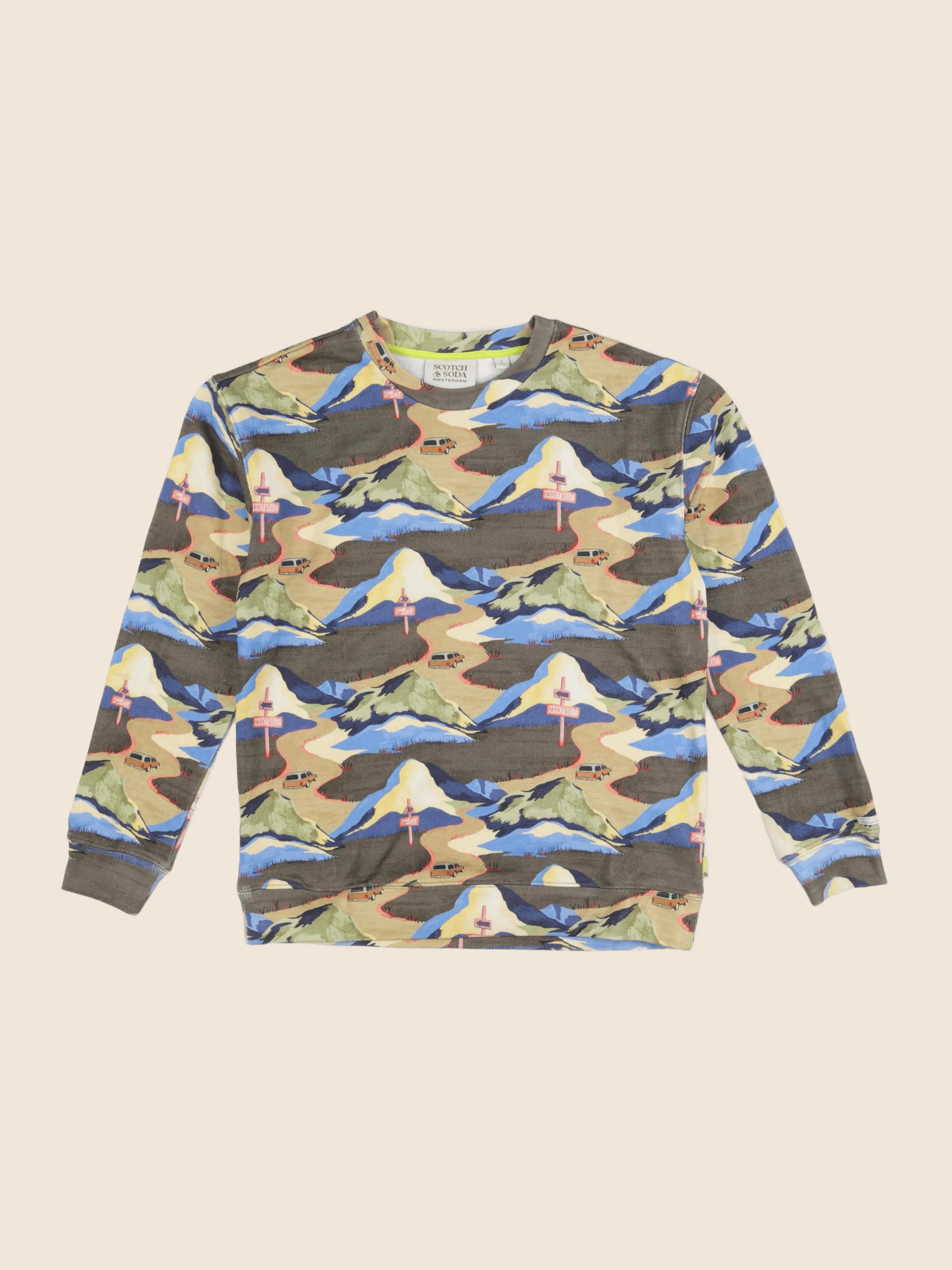 Scotch & Soda - sweat multicolore - 14 ans