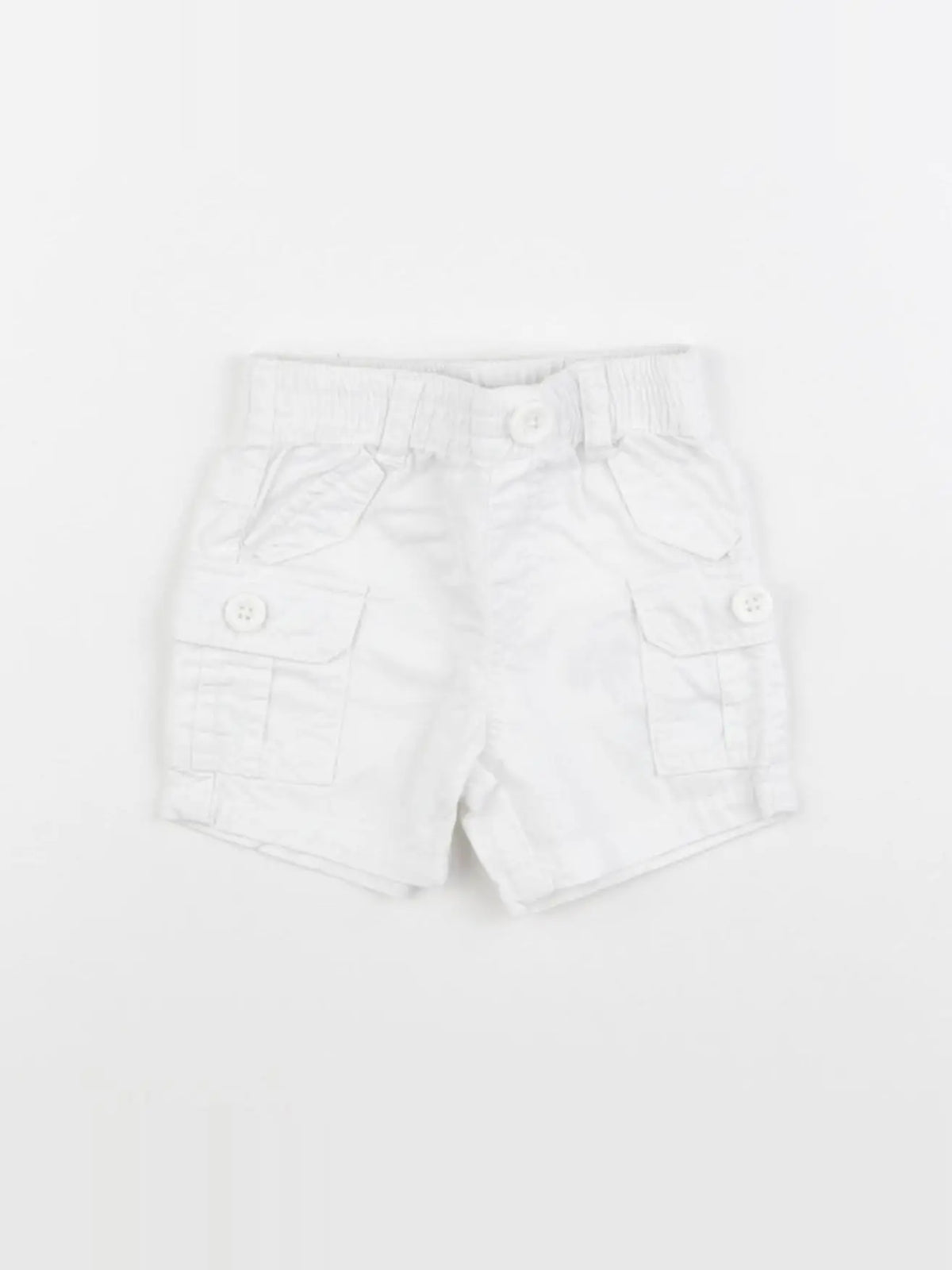 Vertbaudet - short blanc - 3 mois