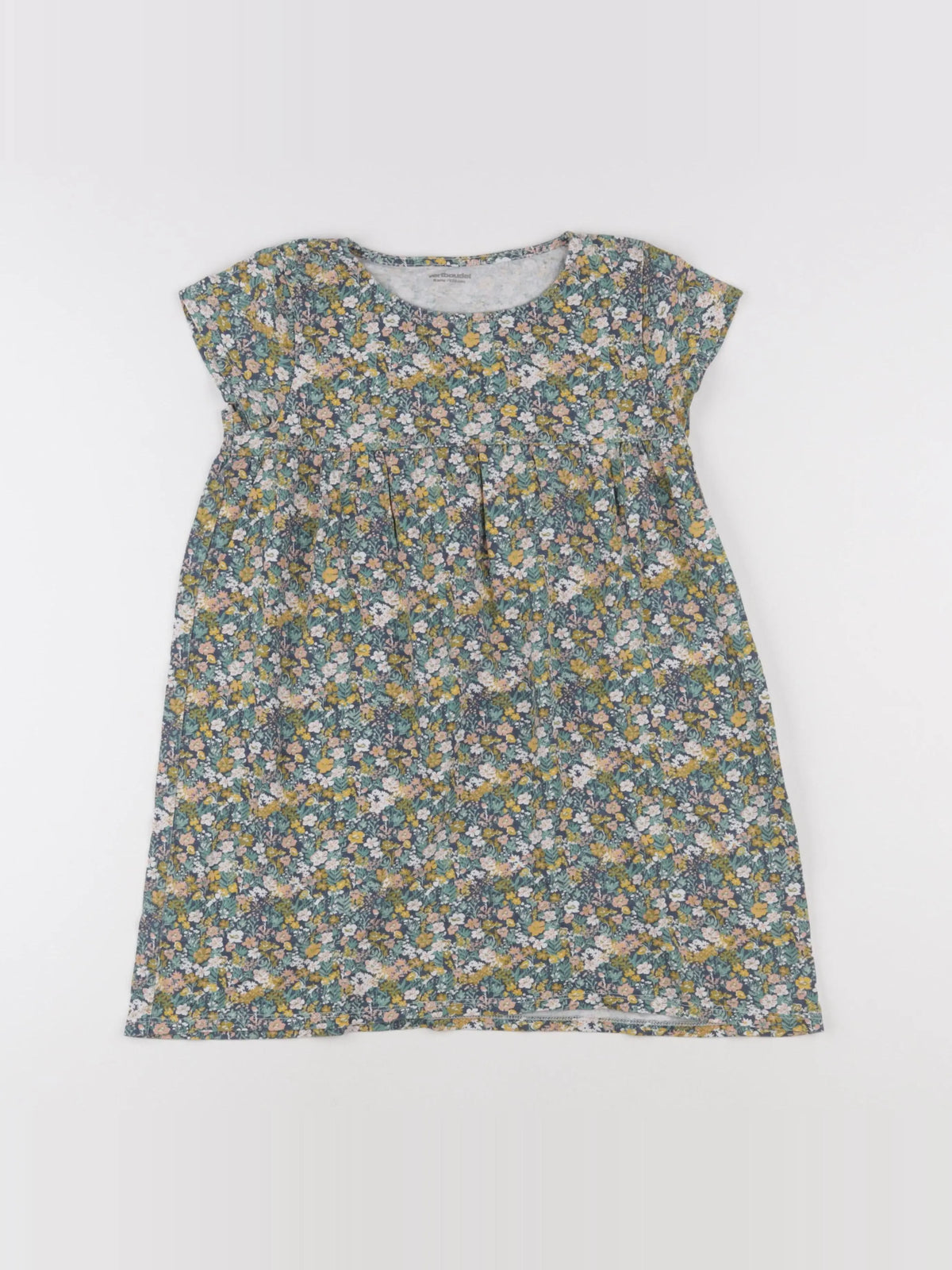 Vertbaudet - robe vert - 8 ans