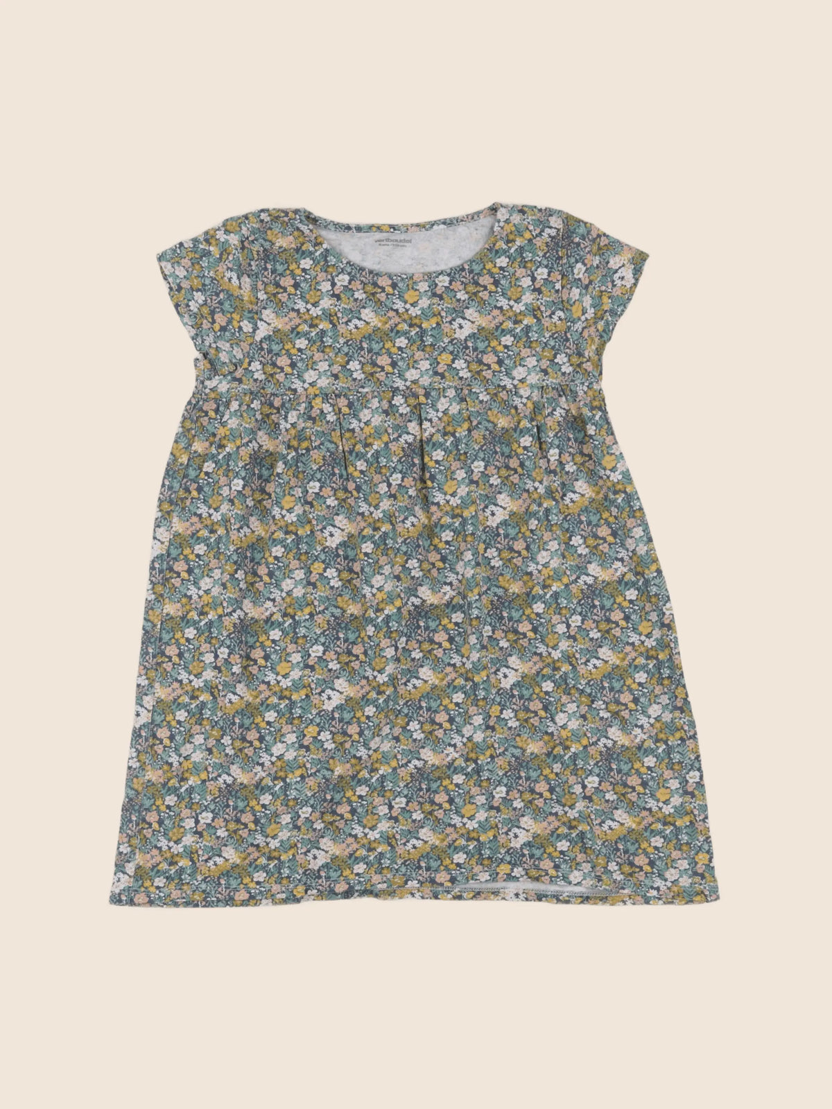 Vertbaudet - robe vert - 8 ans